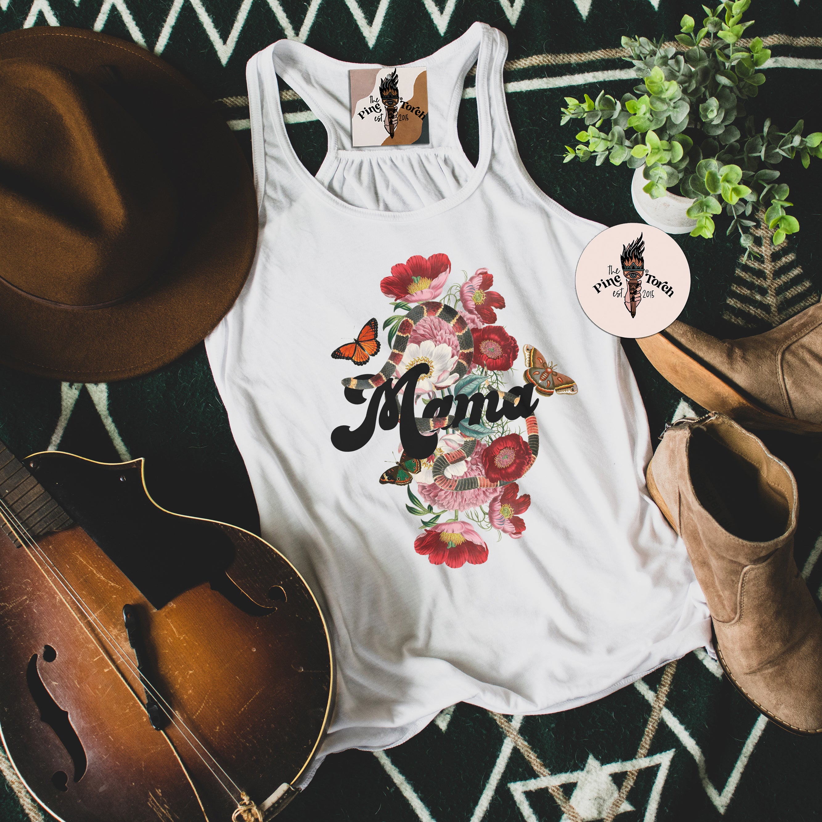 MAMA SNAKE // FLOWY RACERBACK TANK