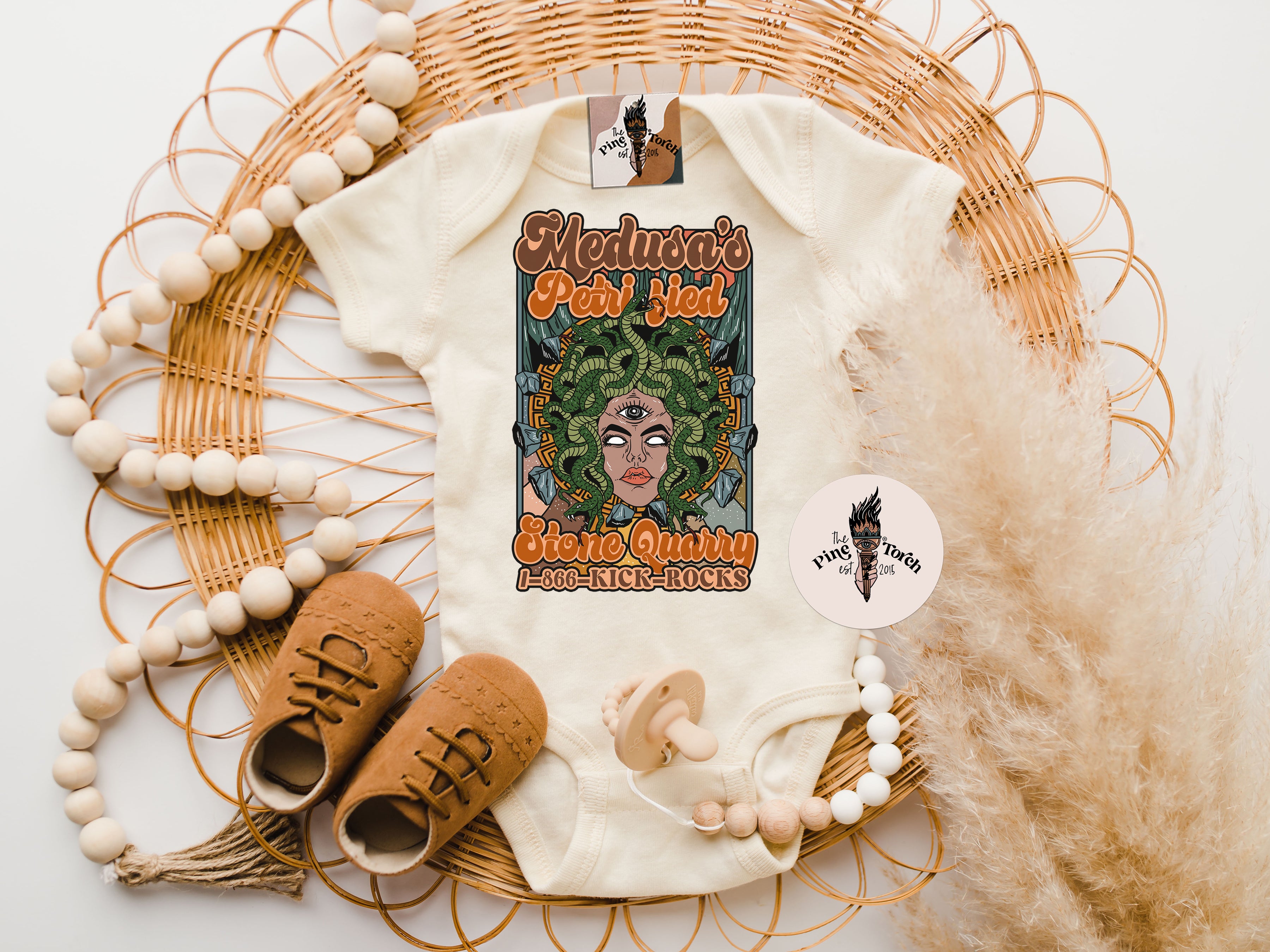 « MEDUSA'S PETRIFIED STONE QUARRY » BODYSUIT