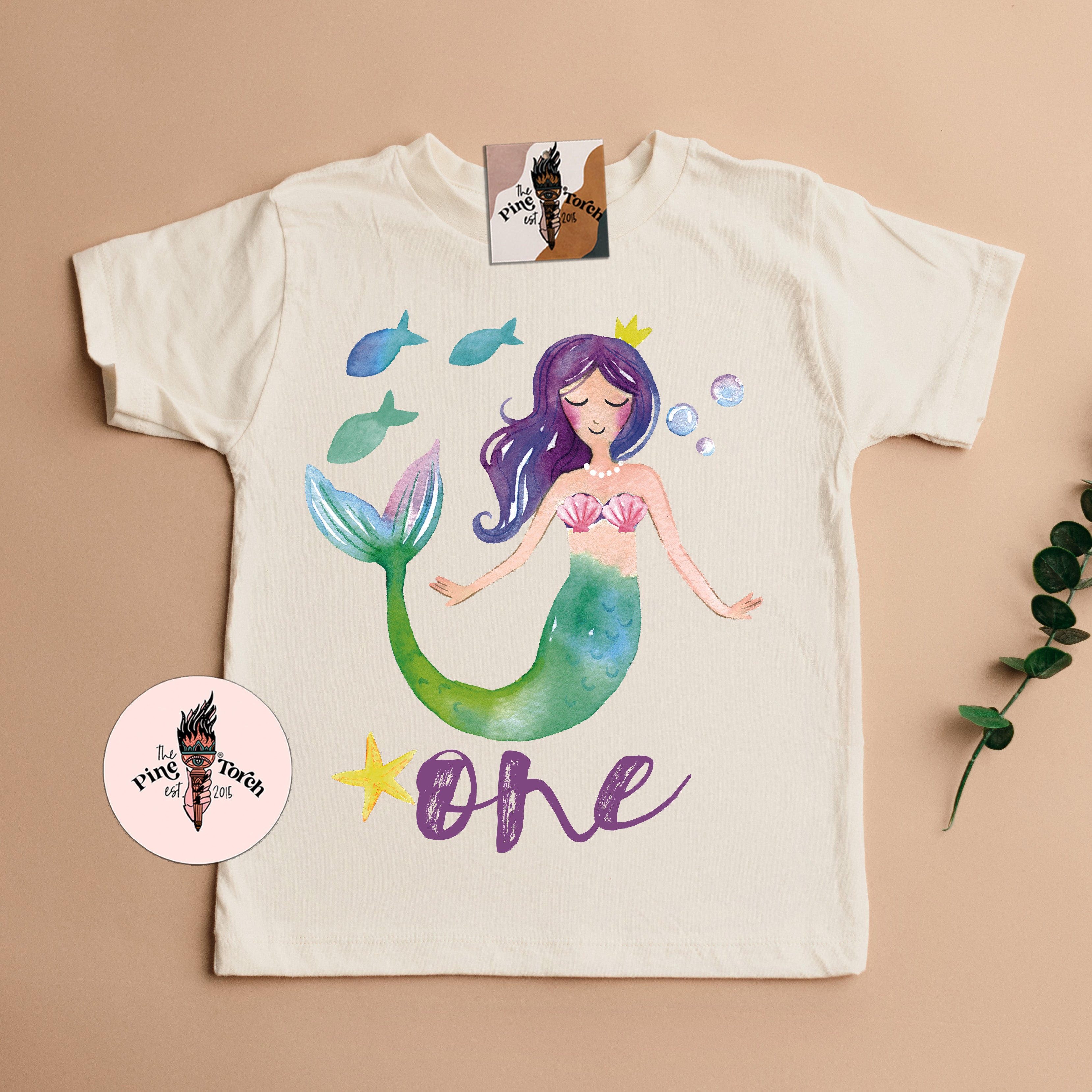 « MERMAID SECOND BIRTHDAY » KID'S TEE
