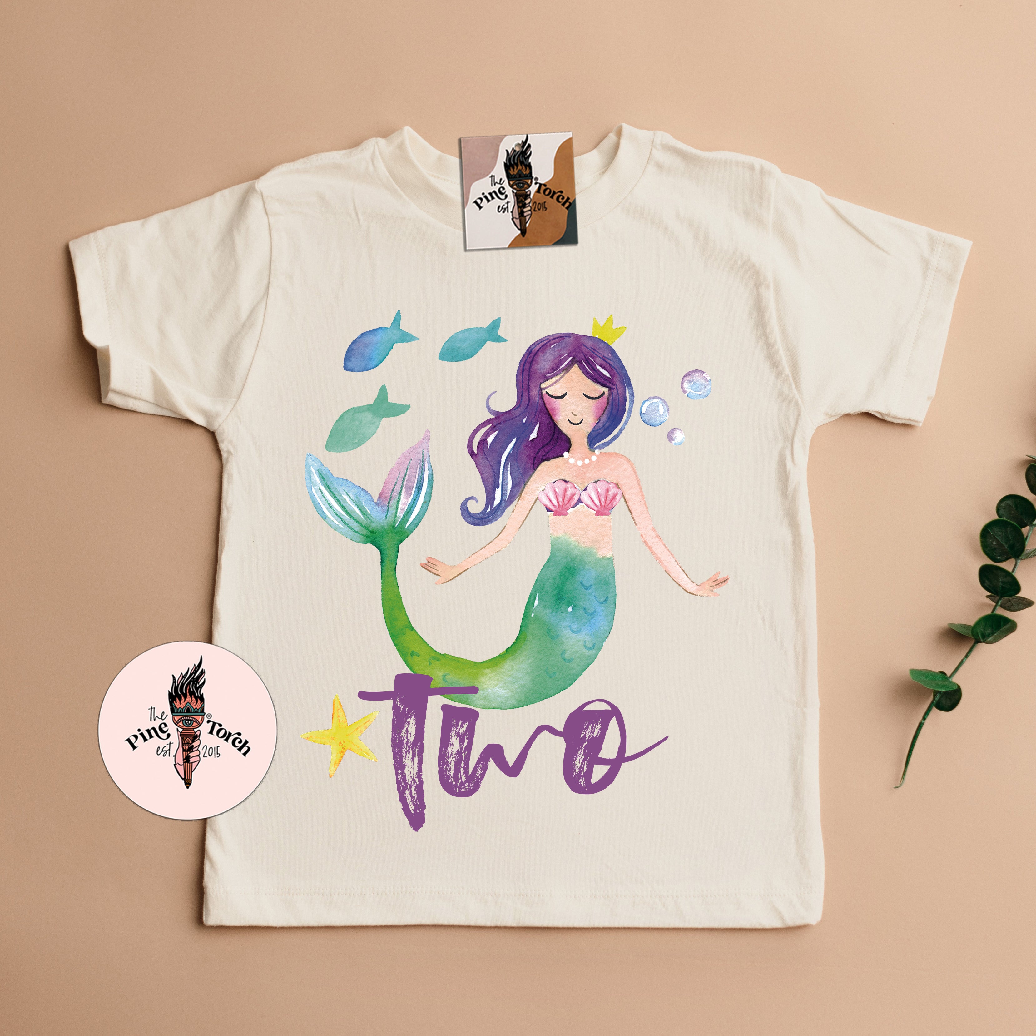« MERMAID SECOND BIRTHDAY » KID'S TEE