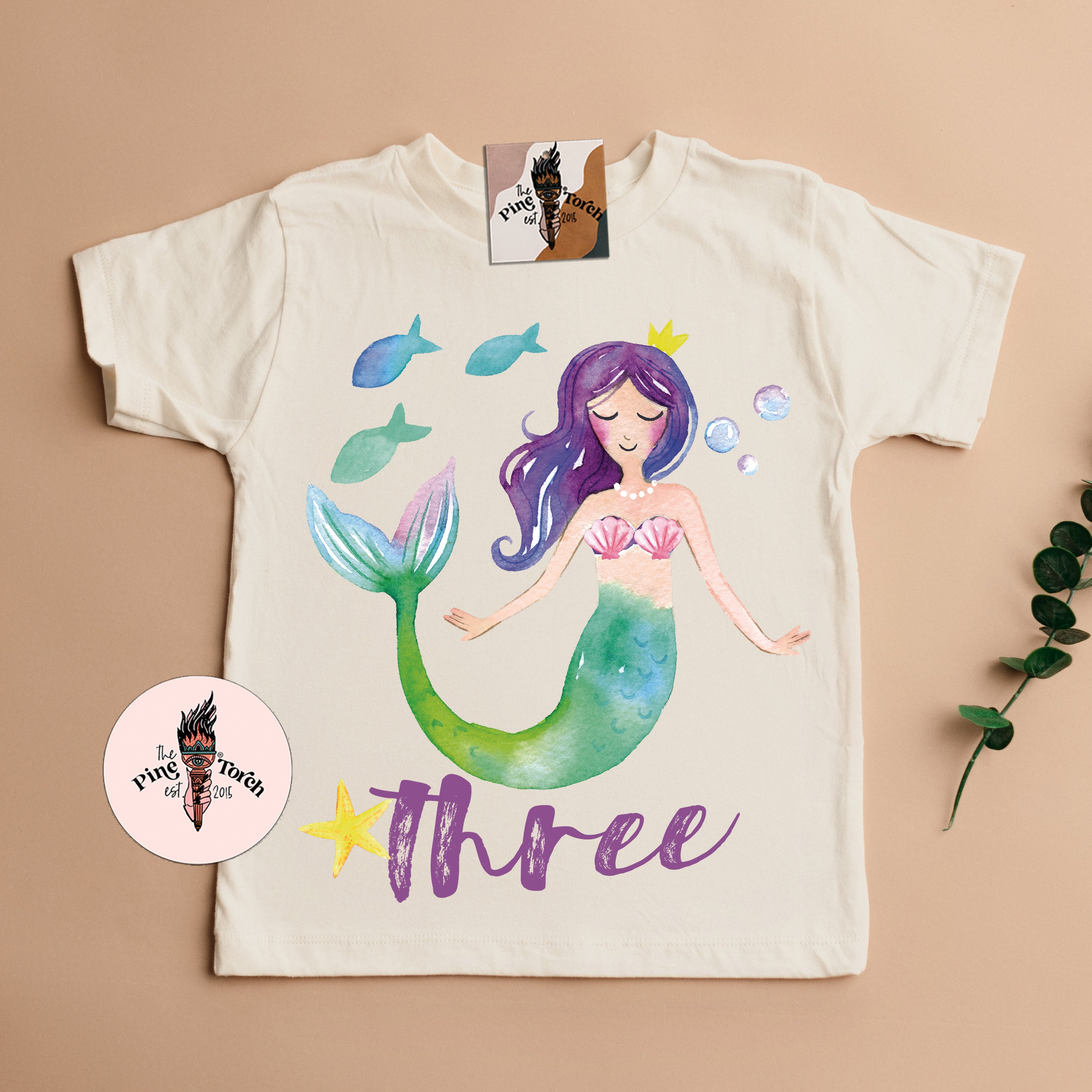 « MERMAID SECOND BIRTHDAY » KID'S TEE
