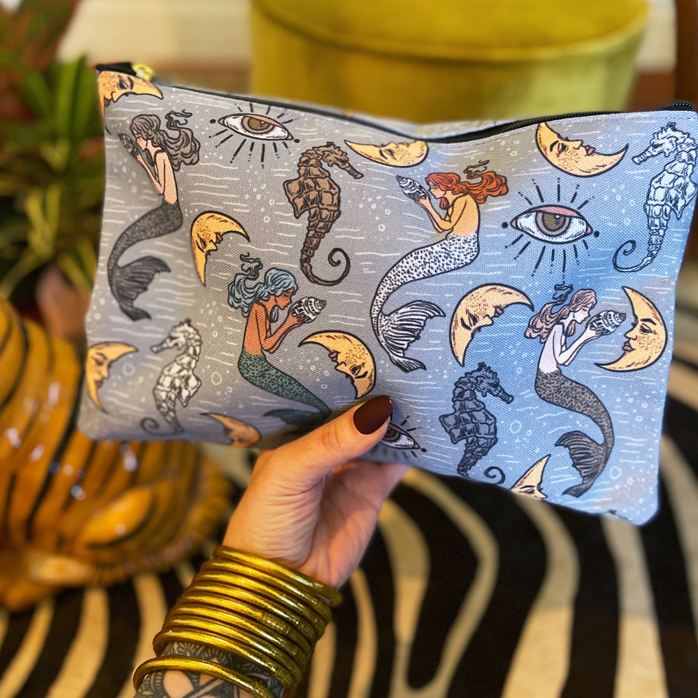 MERMAID MAGIC // COSMETIC ZIP POUCH