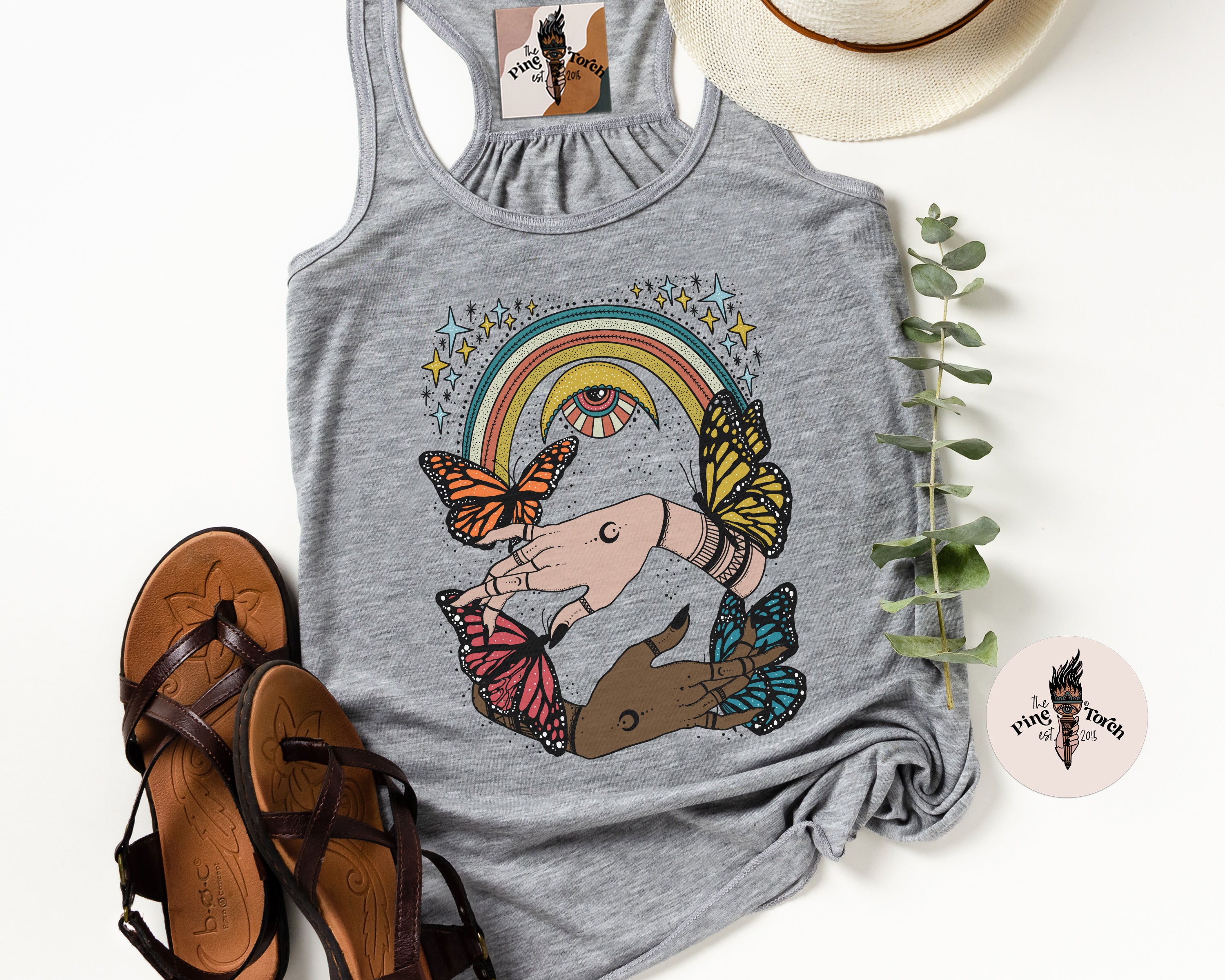 METAMORPHOSES // FLOWY RACERBACK TANK