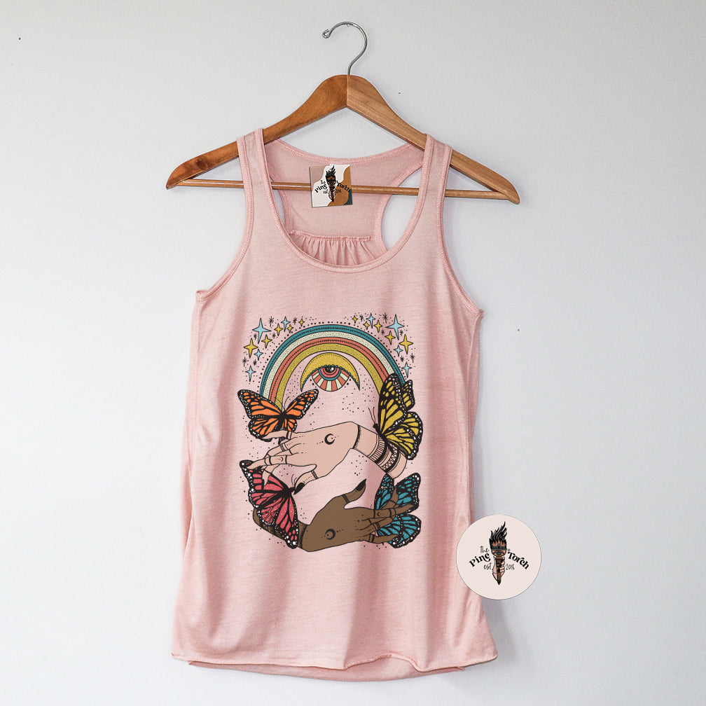 METAMORPHOSES // FLOWY RACERBACK TANK