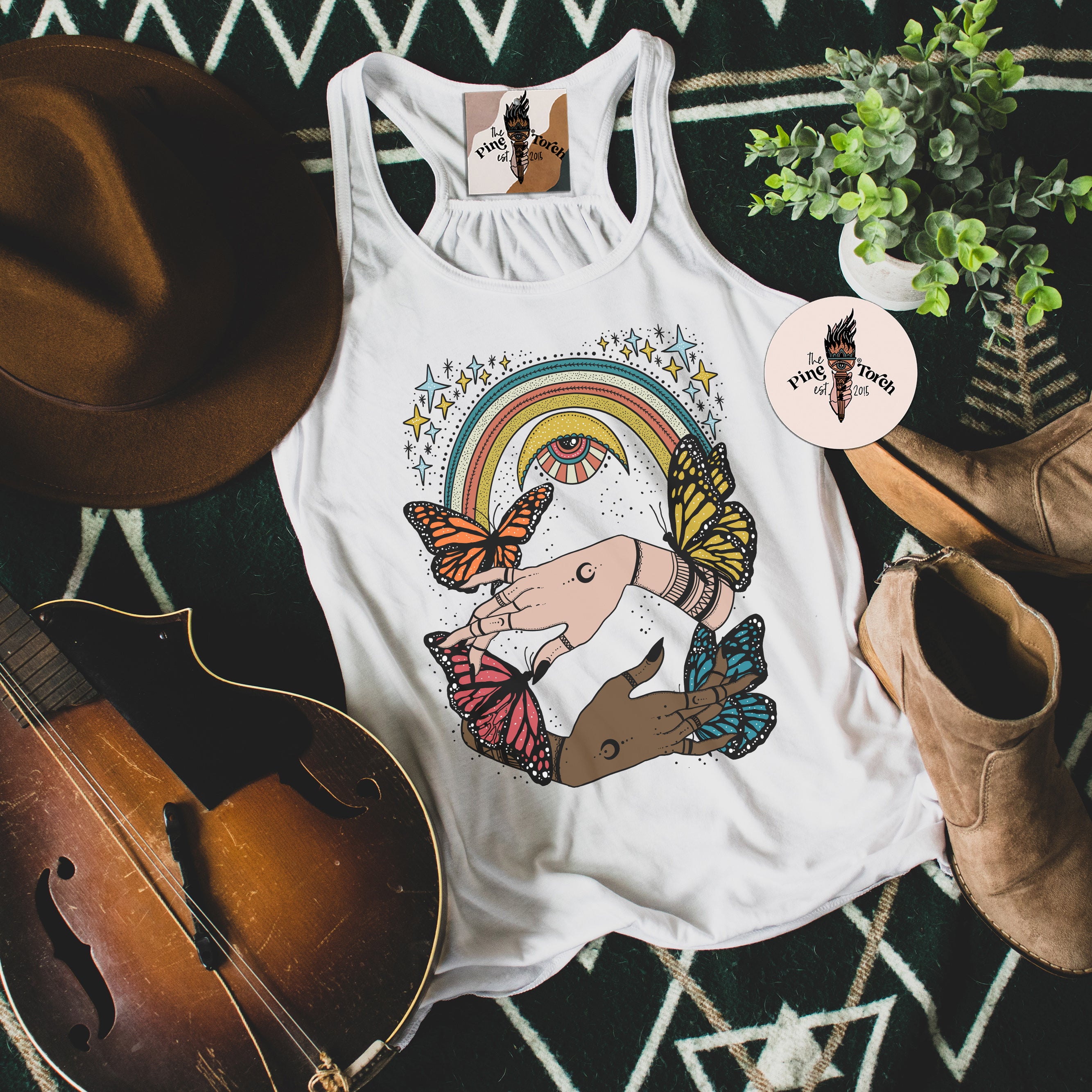 METAMORPHOSES // FLOWY RACERBACK TANK