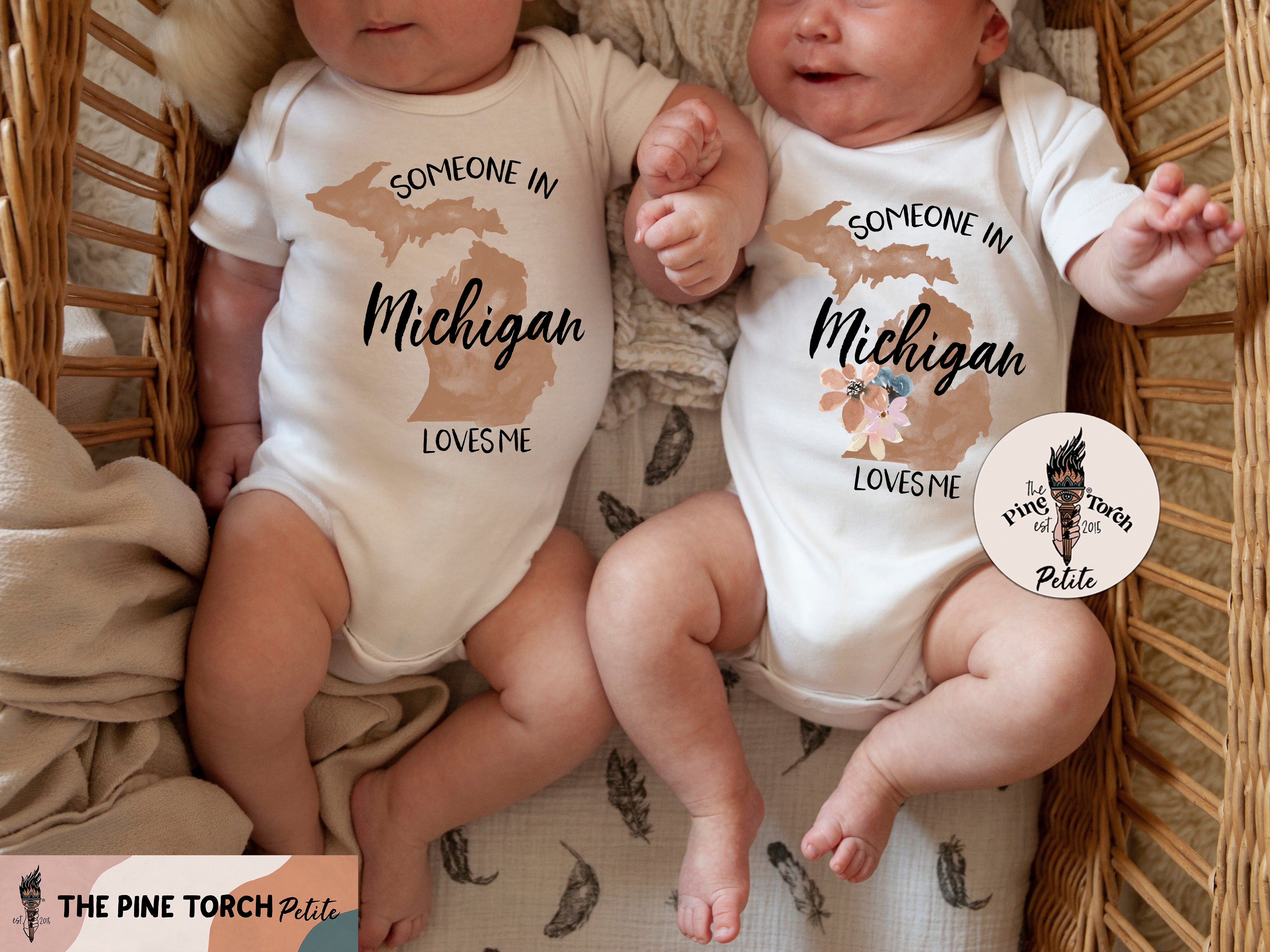 « SOMEONE IN MICHIGAN LOVES ME » BODYSUIT