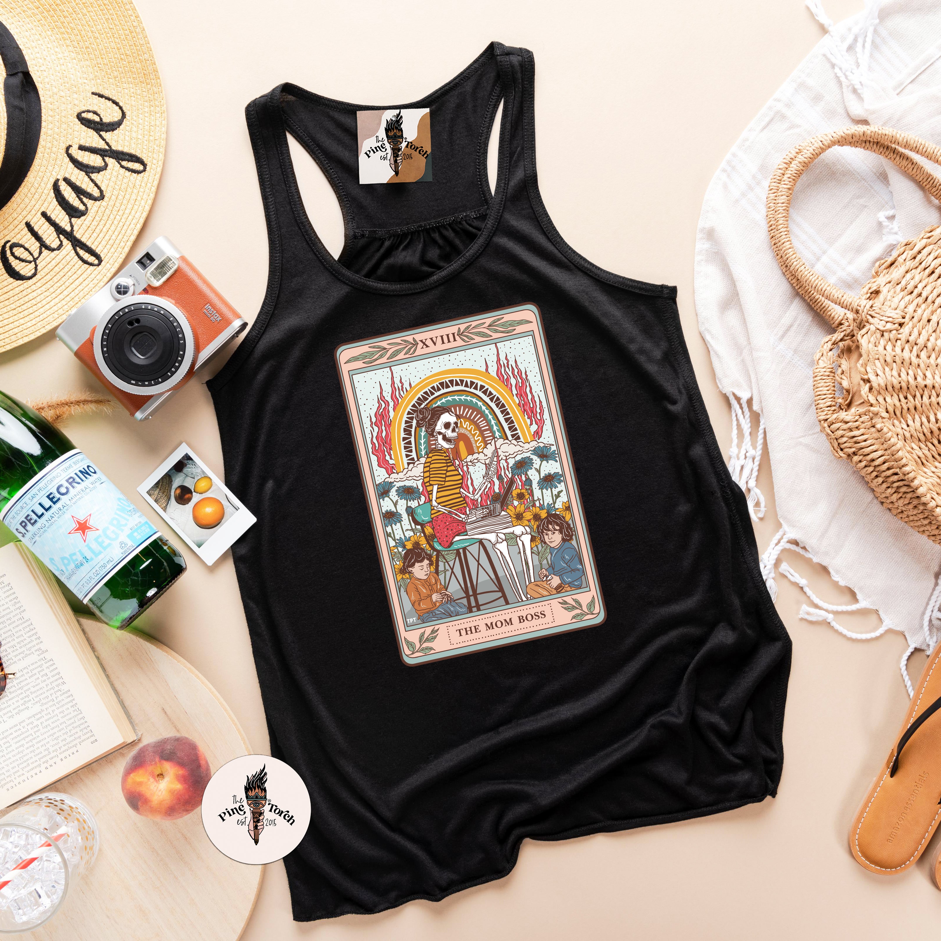 THE MOM BOSS // FLOWY RACERBACK TANK