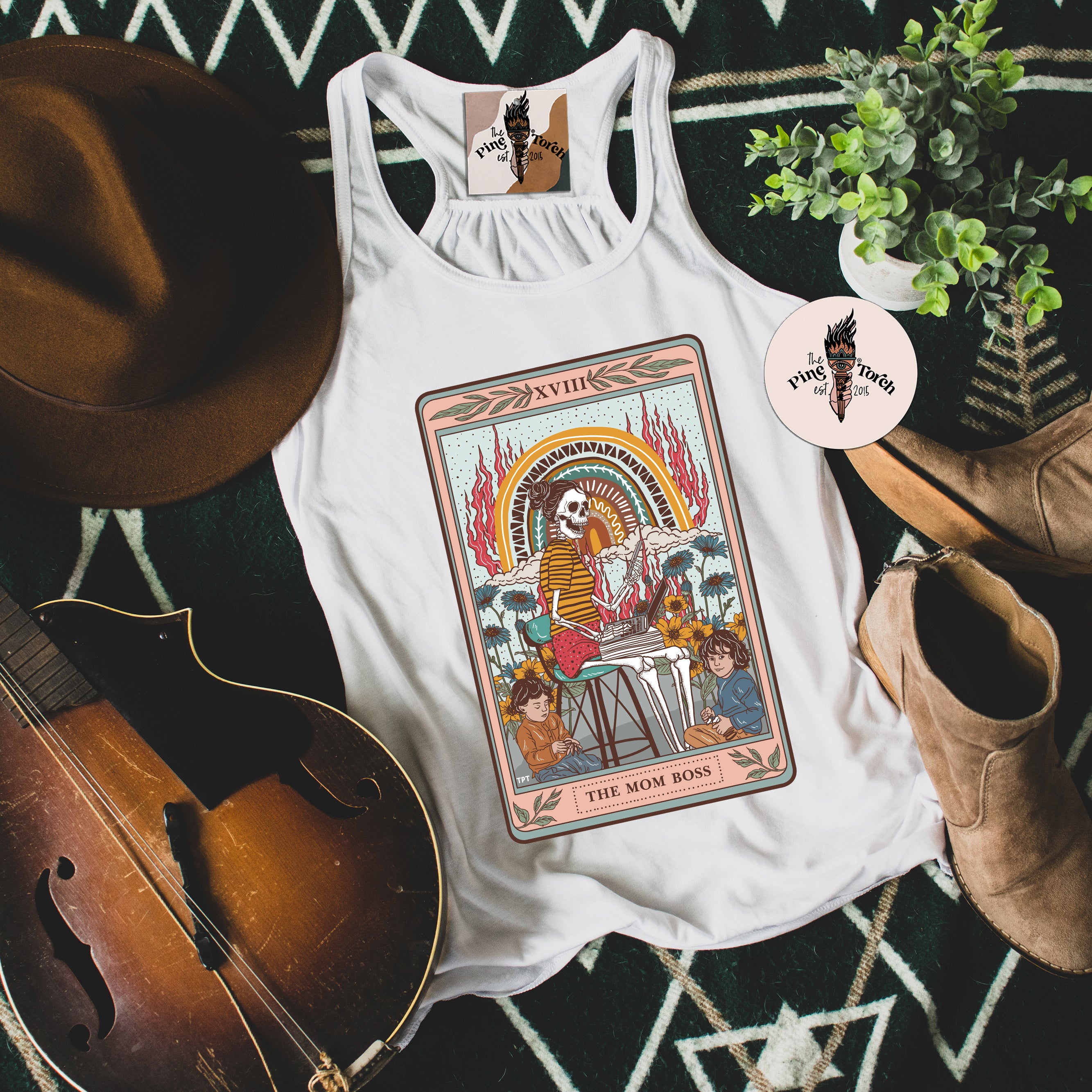 THE MOM BOSS // FLOWY RACERBACK TANK