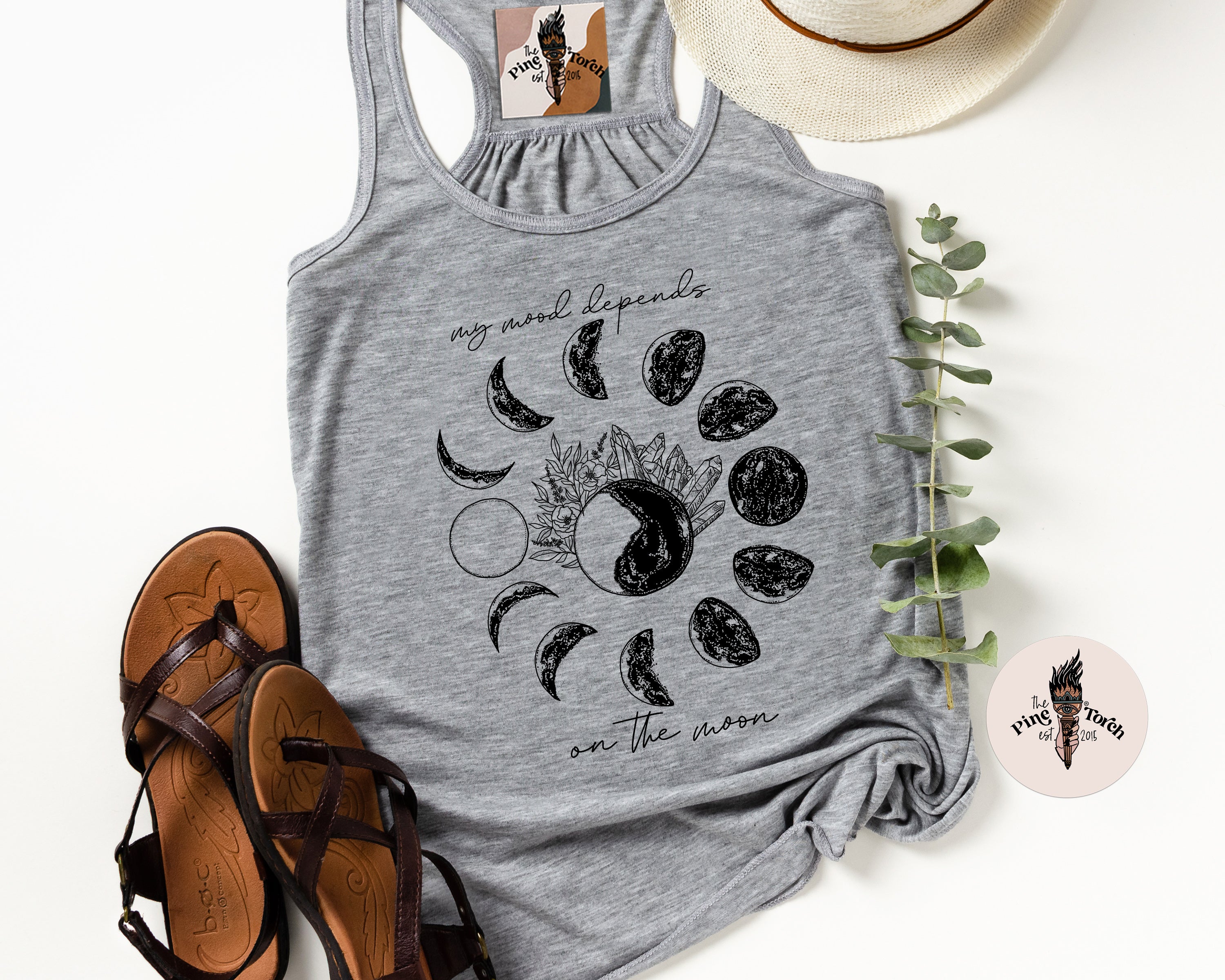 MY MOOD DEPENDS ON THE MOON // FLOWY RACERBACK TANK