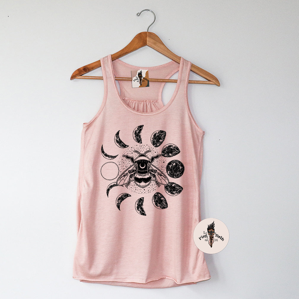 MOON BEE // FLOWY RACERBACK TANK
