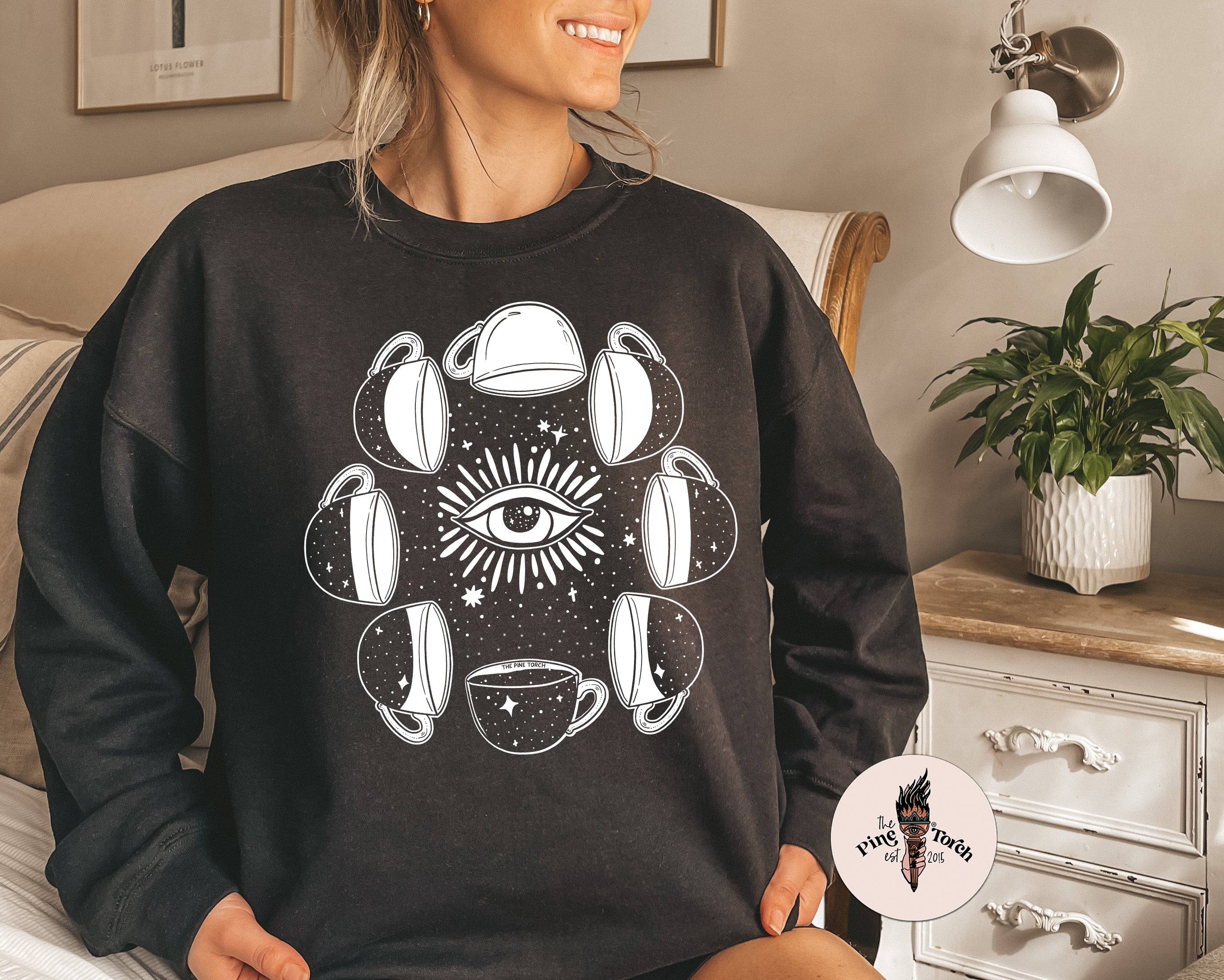 MOON PHASE COFFEE // UNISEX PULLOVER