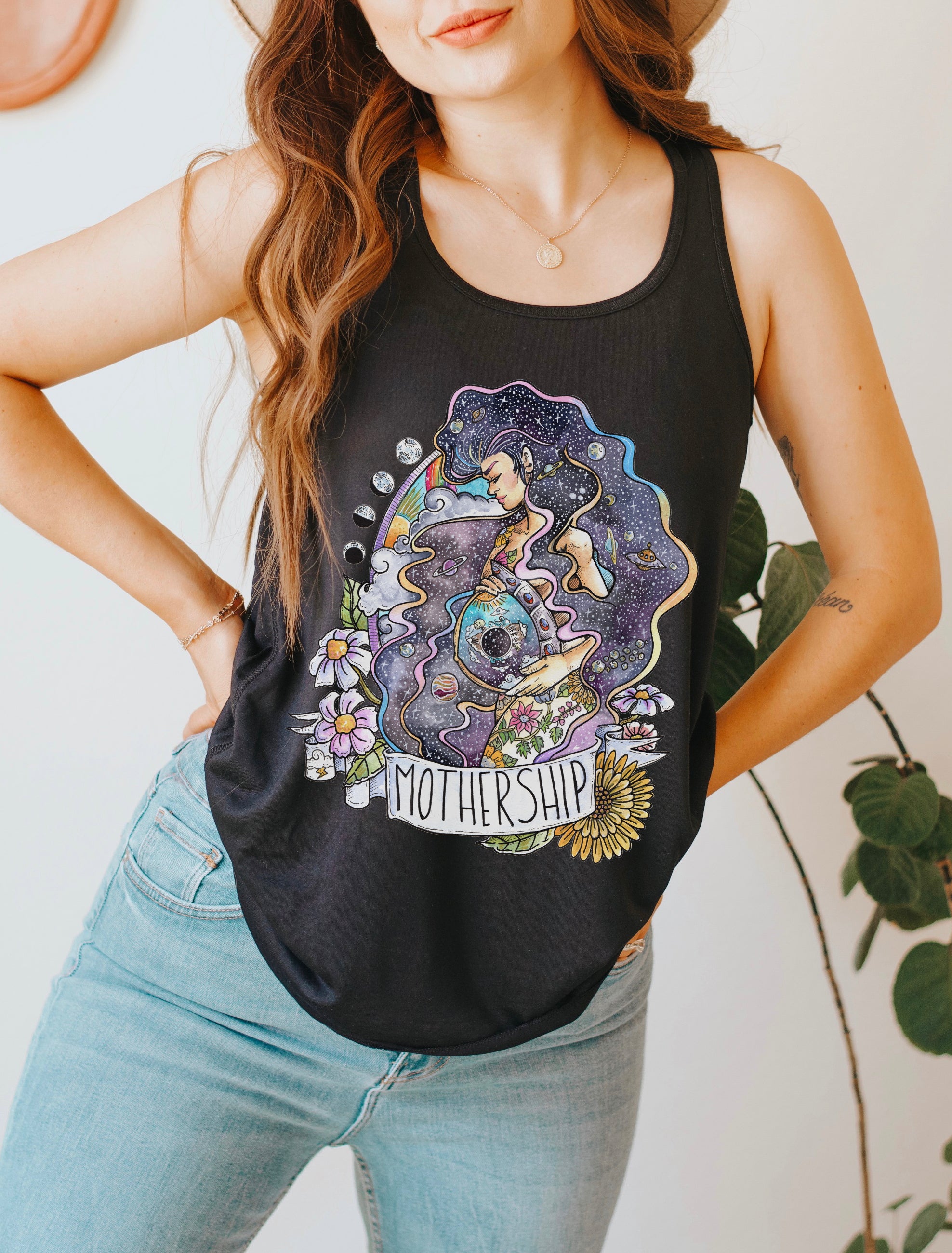 MOTHERSHIP // FLOWY RACERBACK TANK