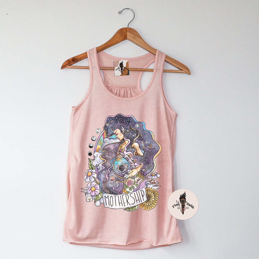 MOTHERSHIP // FLOWY RACERBACK TANK