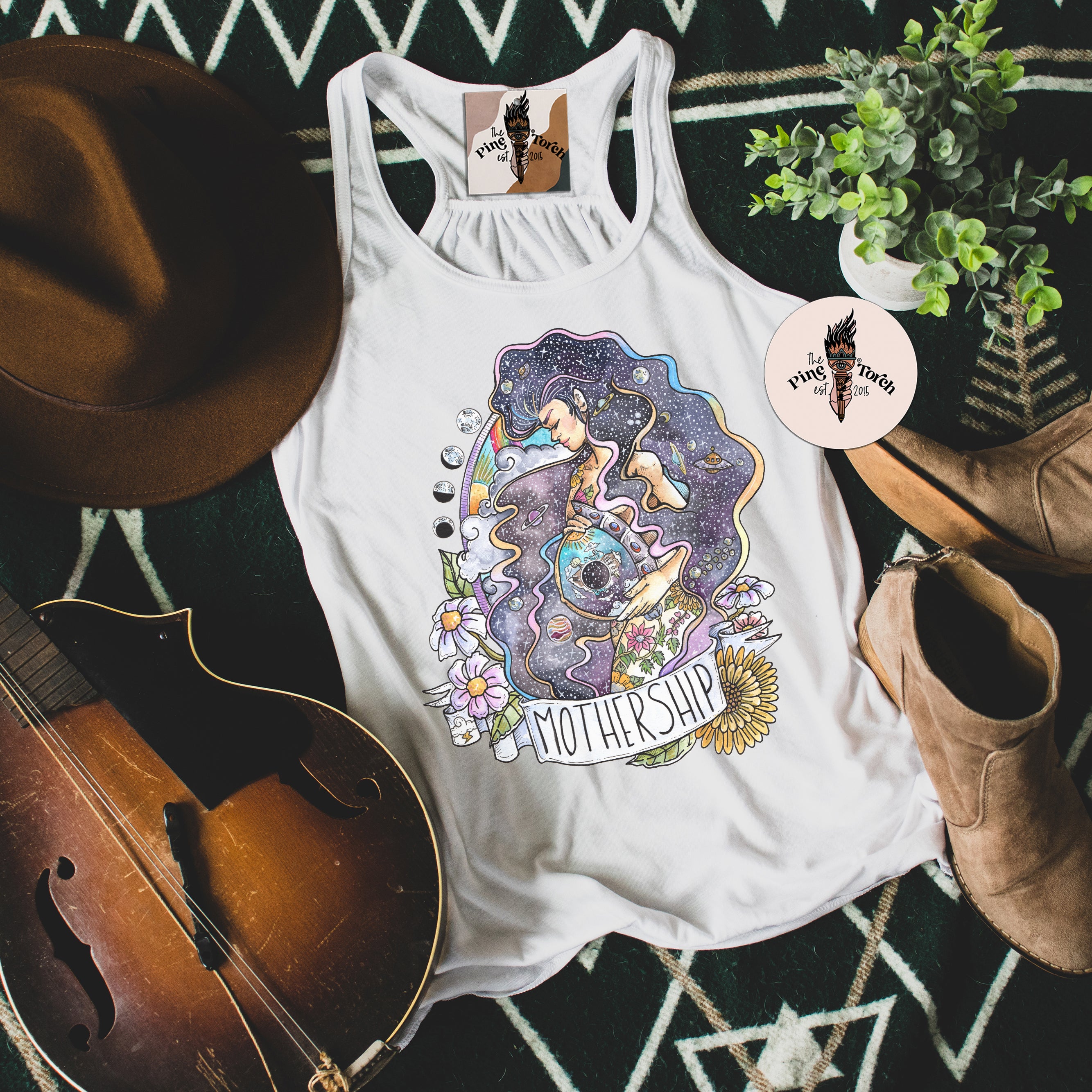 MOTHERSHIP // FLOWY RACERBACK TANK