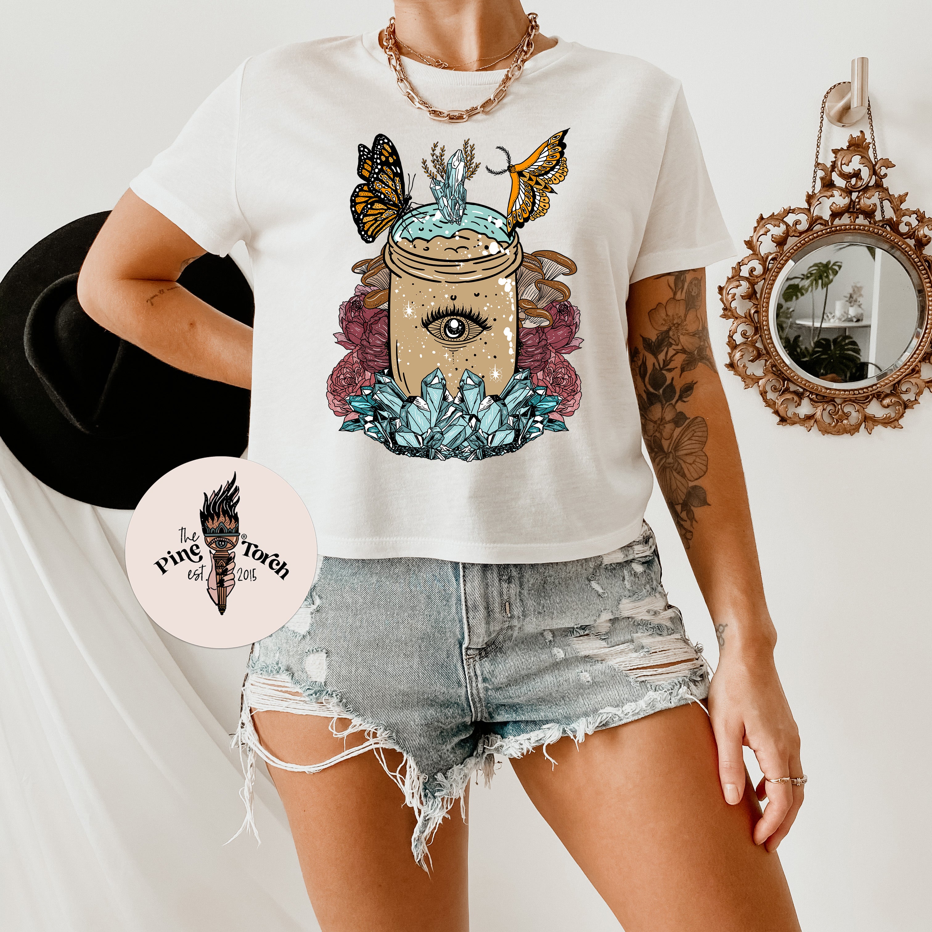« MYSTICAL SOURDOUGH STARTER » CROP TEE