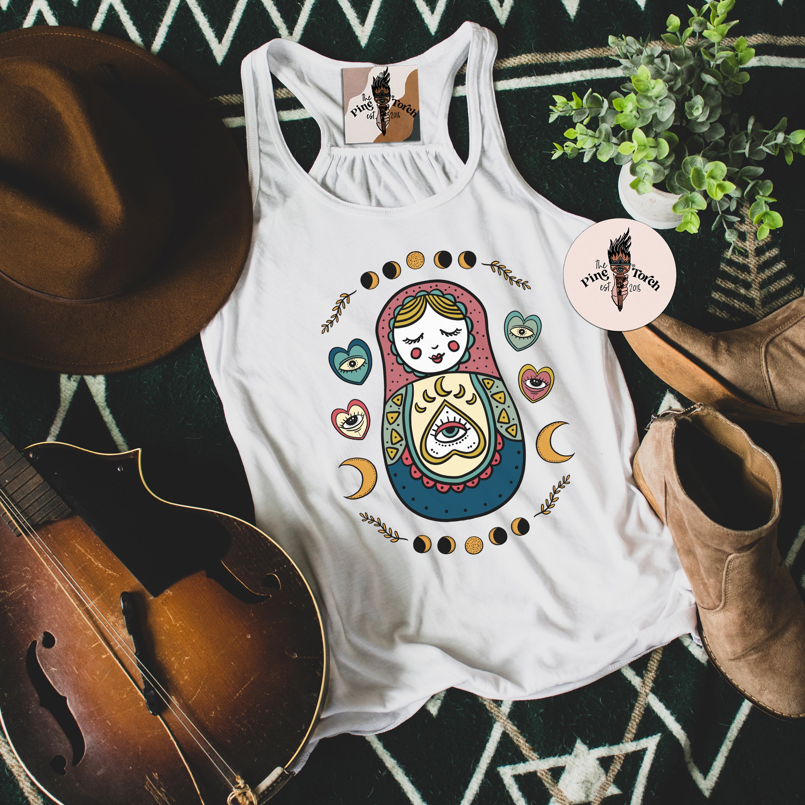 NESTING DOLL // FLOWY RACERBACK TANK
