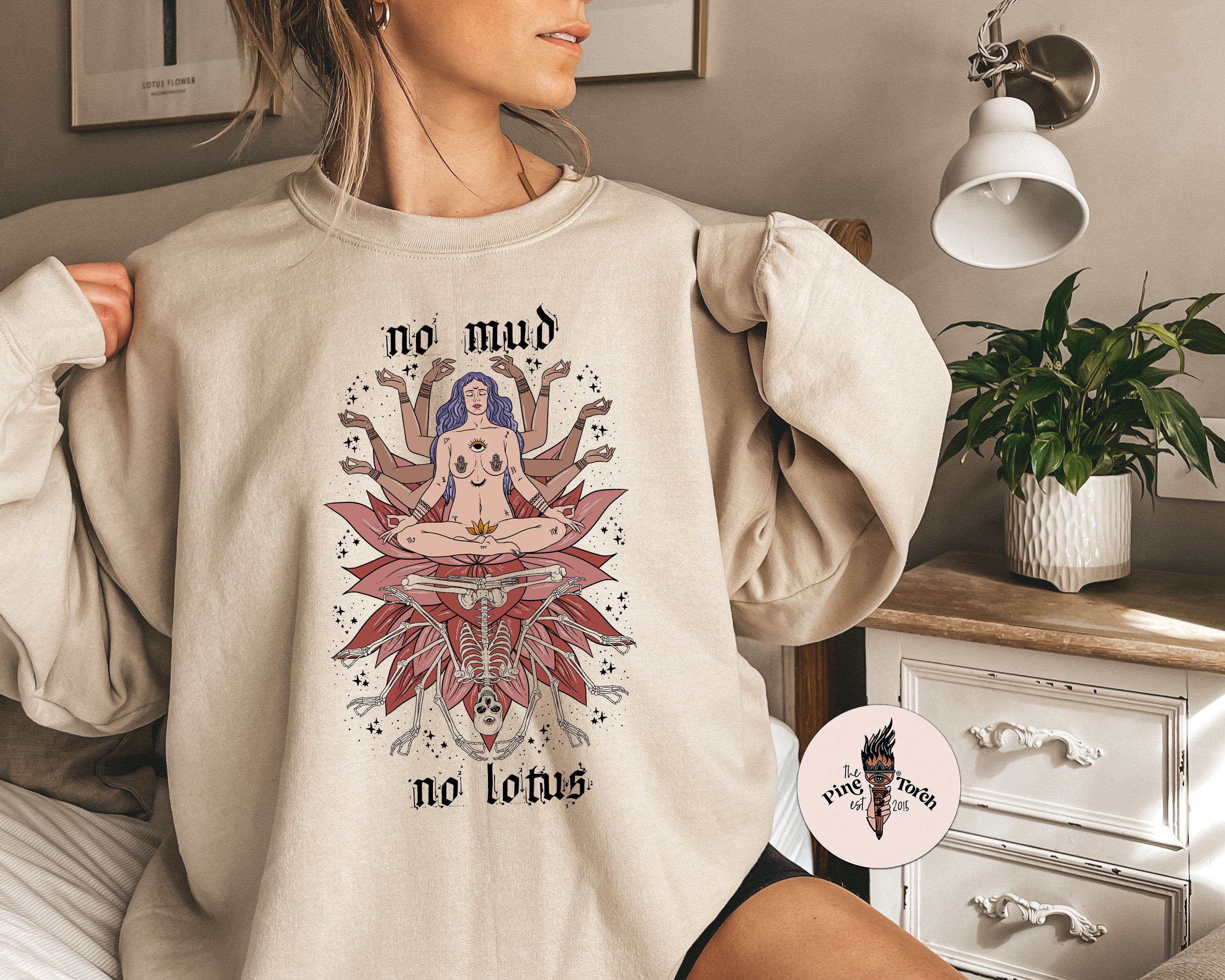NO MUD NO LOTUS // UNISEX PULLOVER