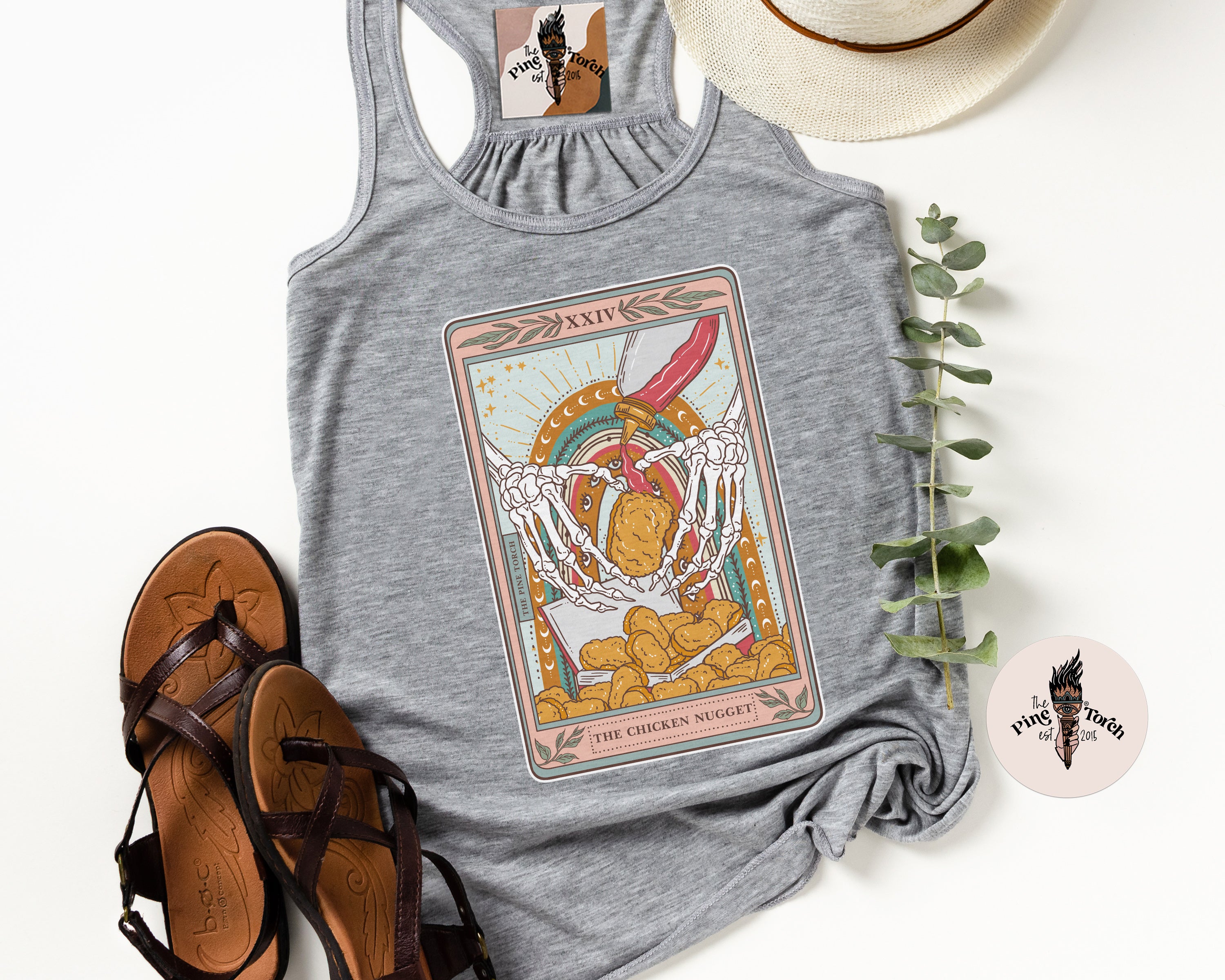 THE CHICKEN NUGGET // FLOWY RACERBACK TANK