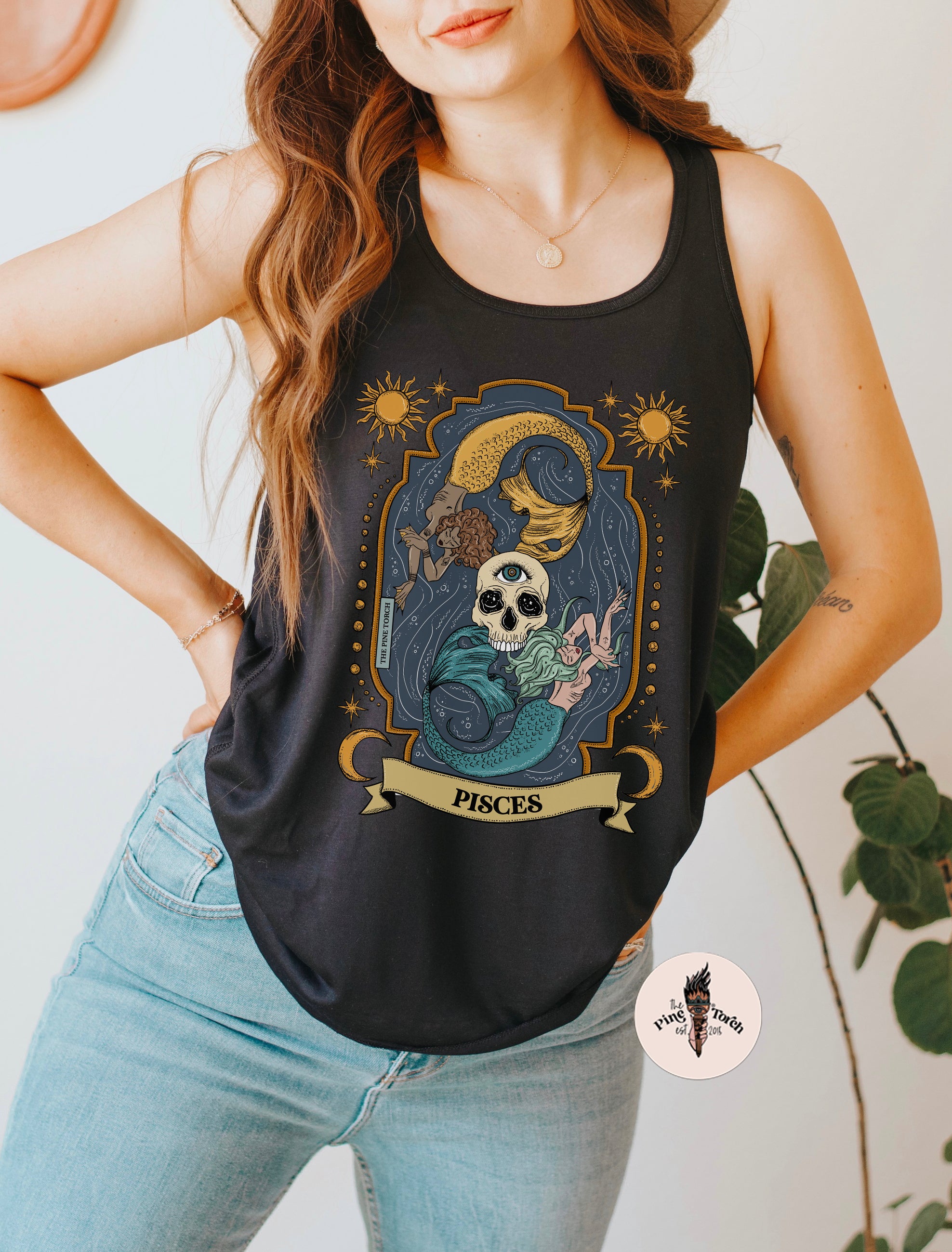 PISCES // FLOWY RACERBACK TANK