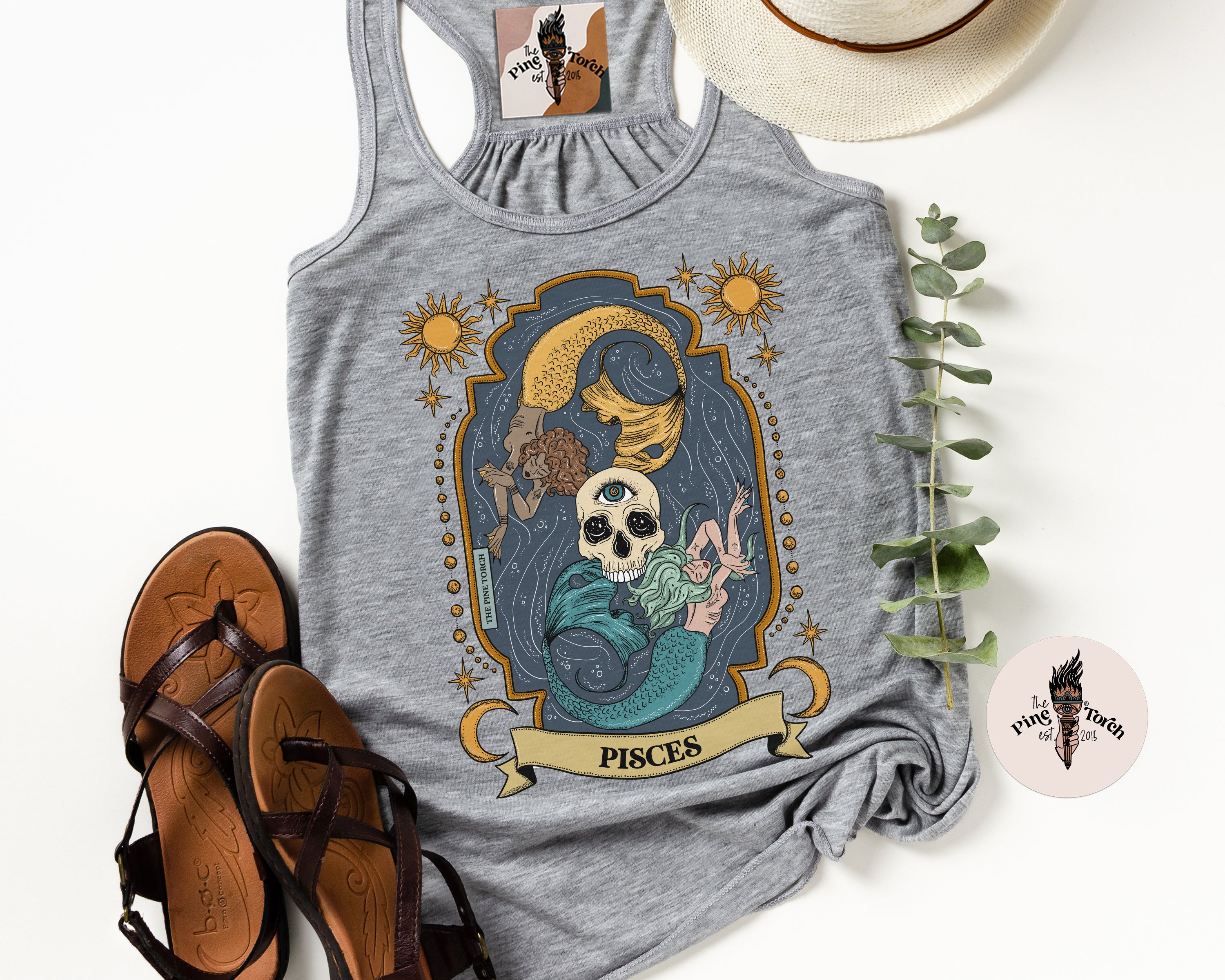 PISCES // FLOWY RACERBACK TANK