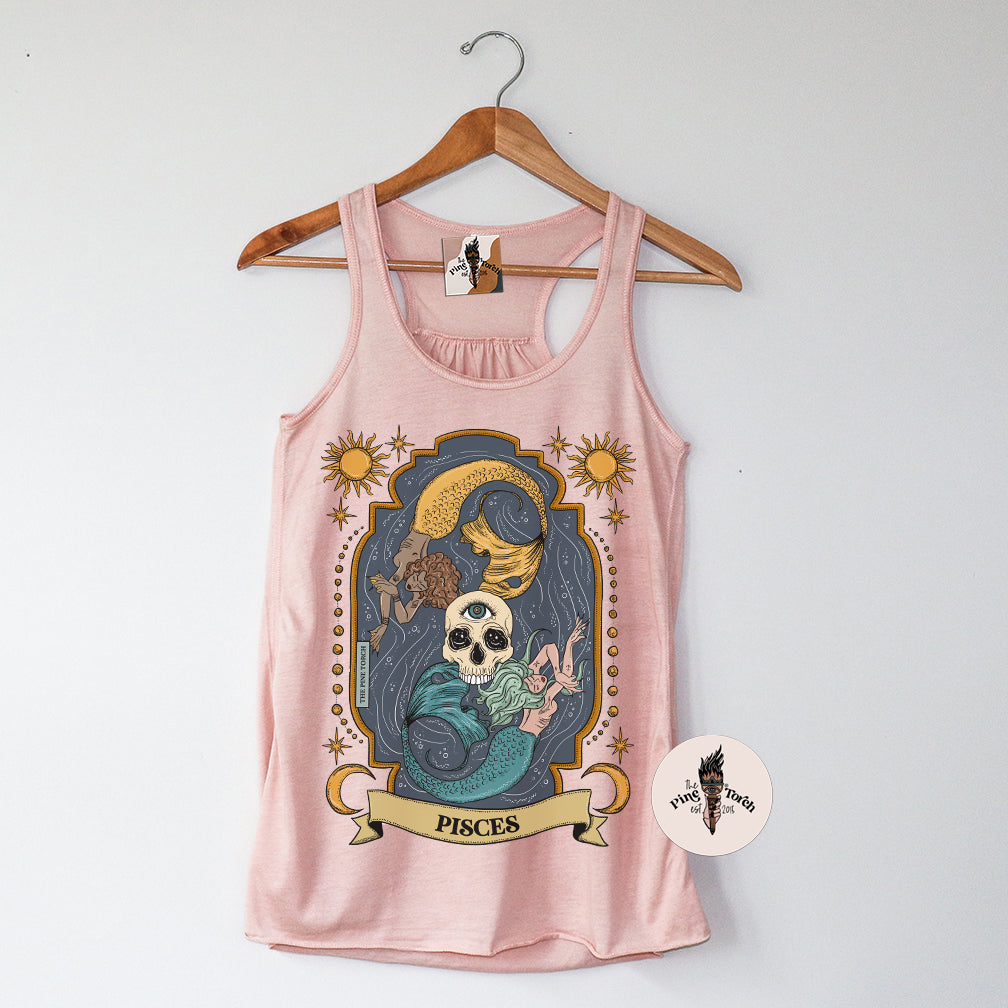 PISCES // FLOWY RACERBACK TANK