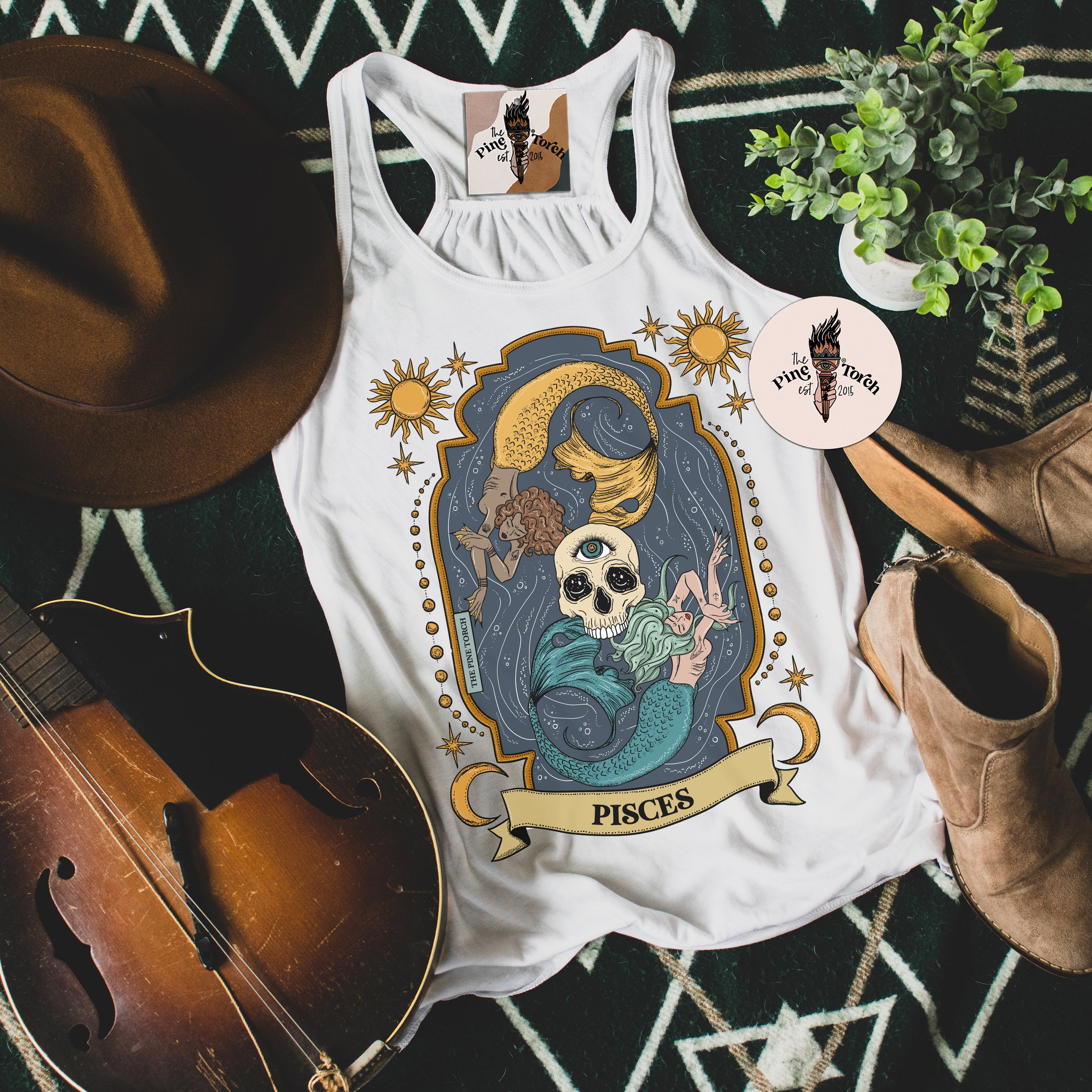 PISCES // FLOWY RACERBACK TANK