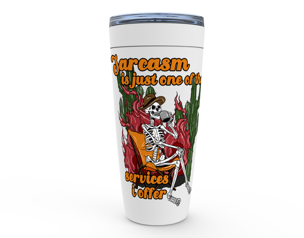 SARCASM SKELETON // TUMBLER