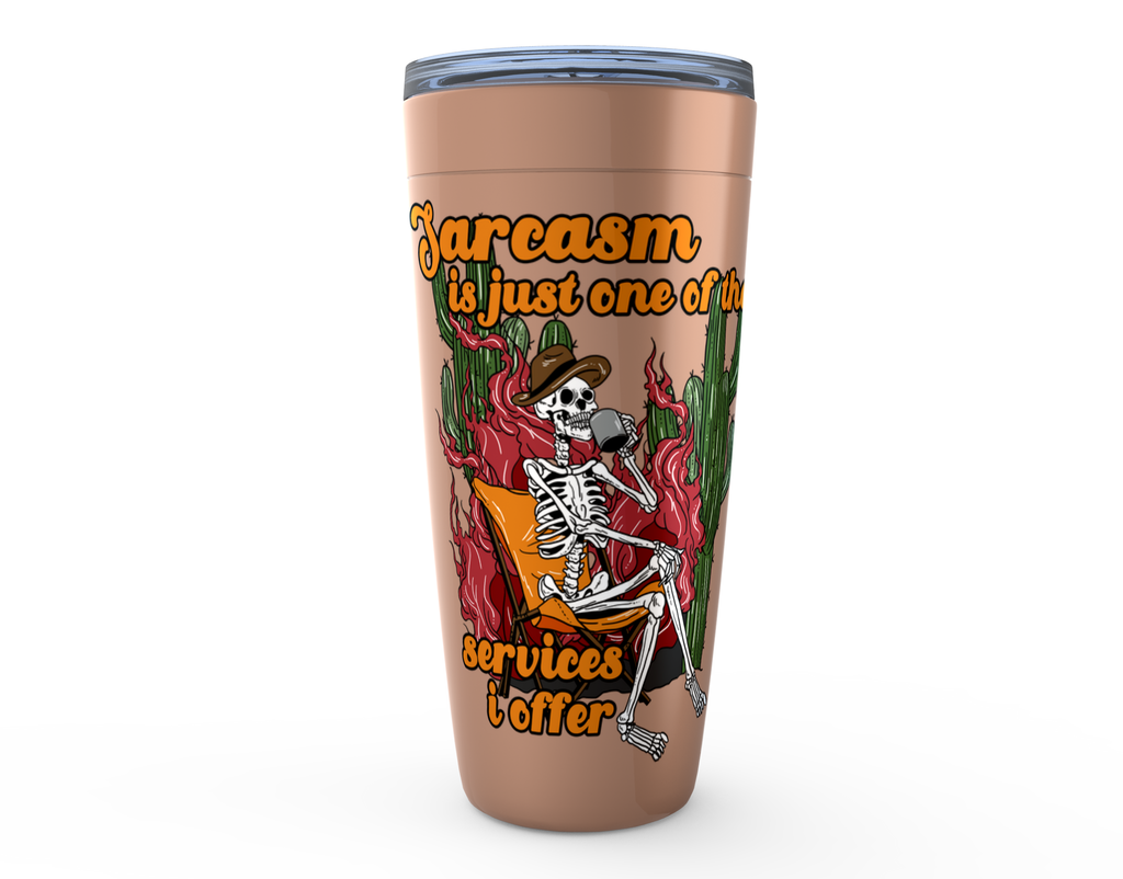 SARCASM SKELETON // TUMBLER