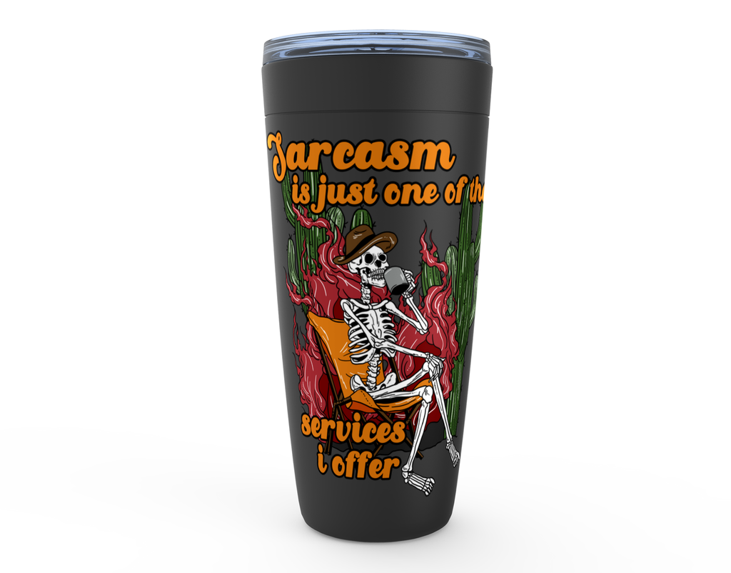 SARCASM SKELETON // TUMBLER