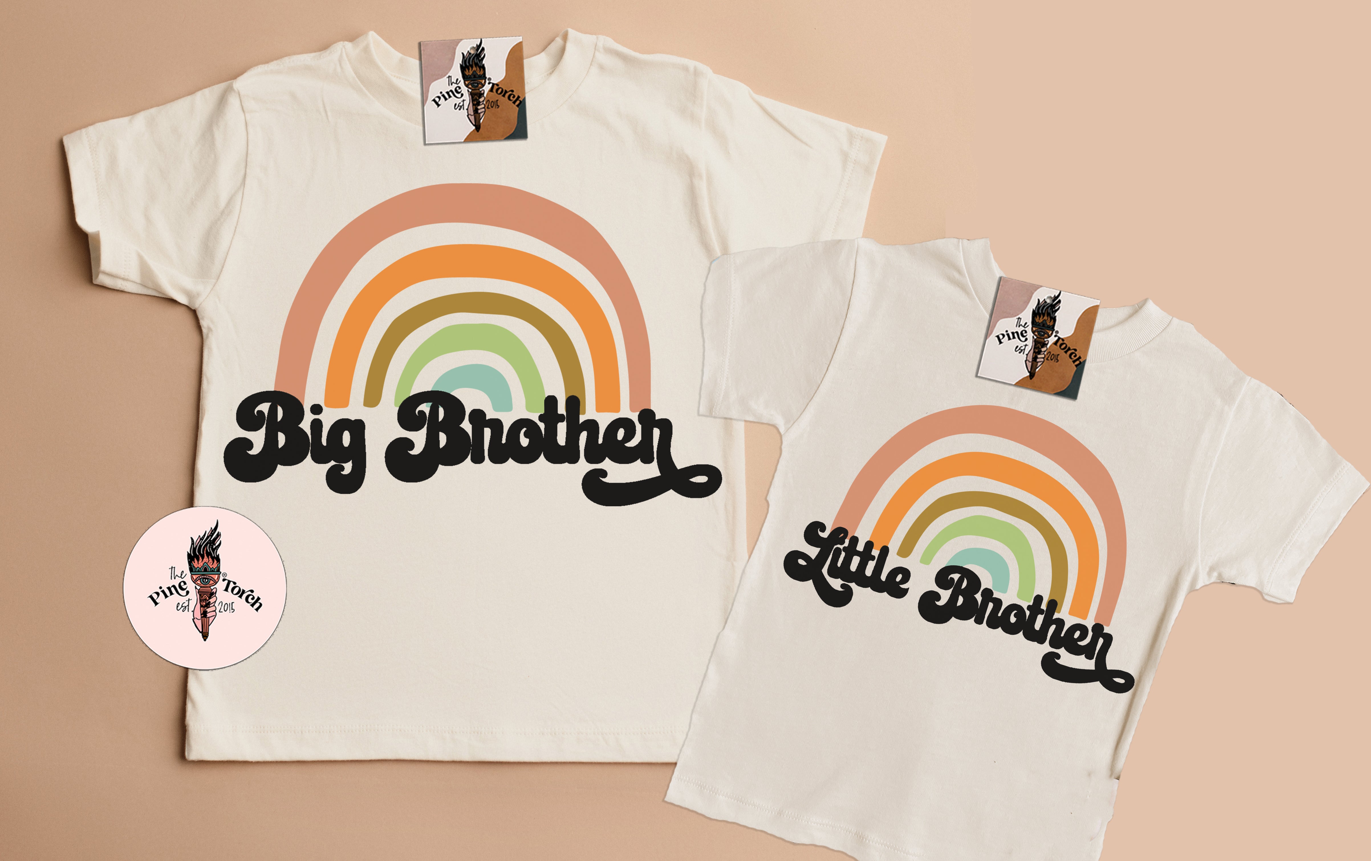 « BIG BROTHER RETRO RAINBOW » KID'S TEE