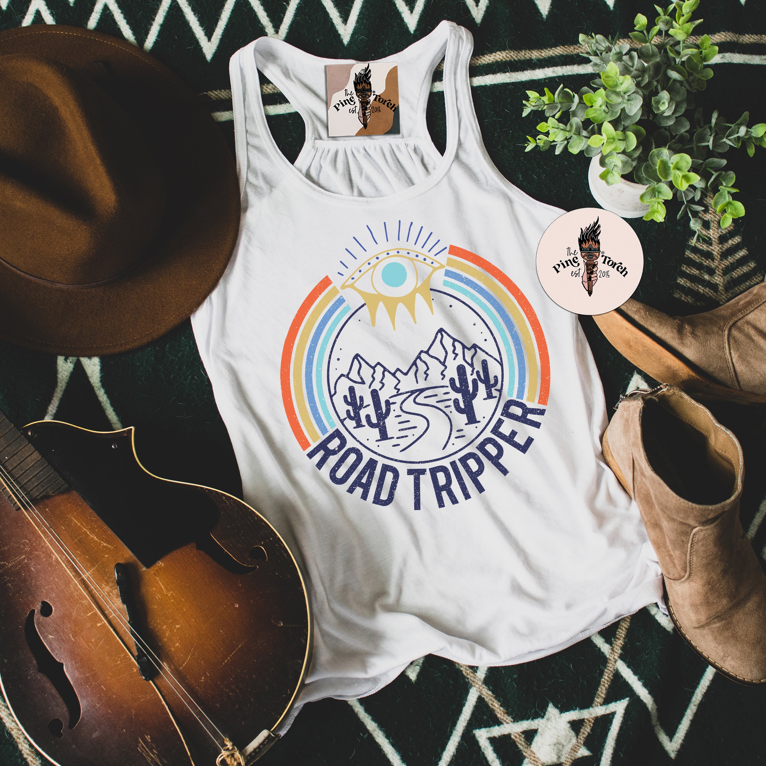 ROAD TRIPPER // FLOWY RACERBACK TANK