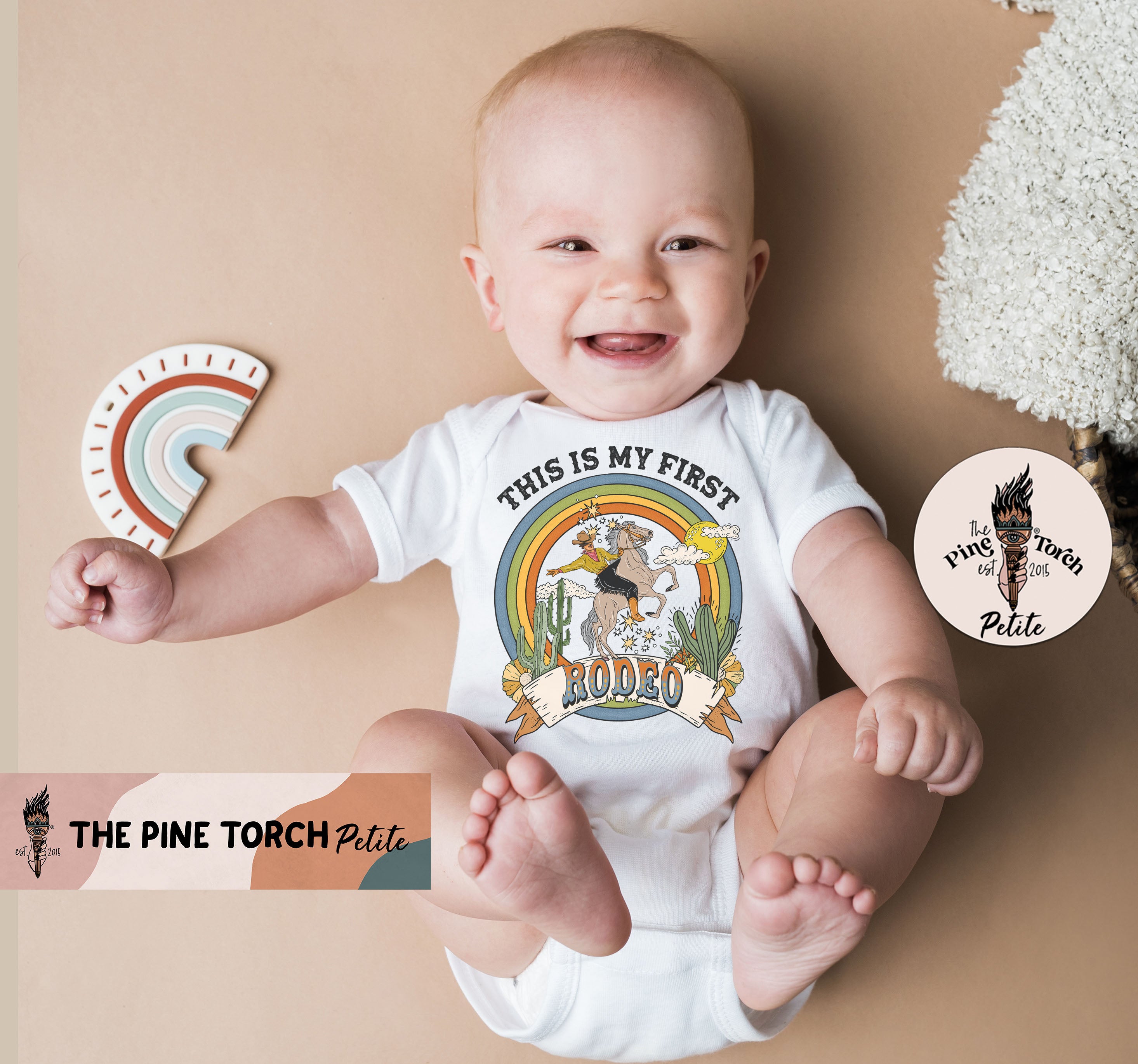 « PERSONALIZED FIRST RODEO » BODYSUIT