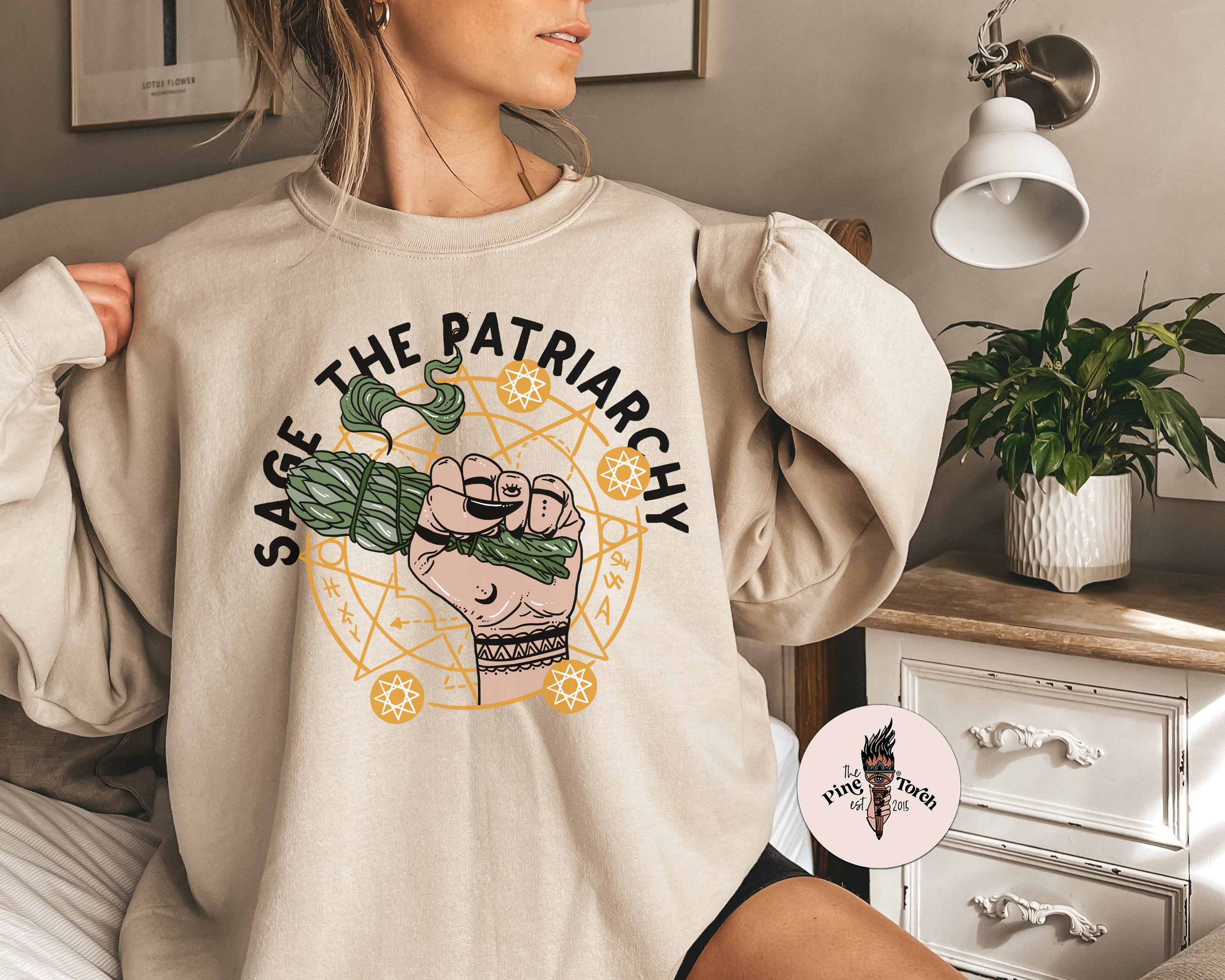 SAGE THE PATRIARCHY // UNISEX PULLOVER