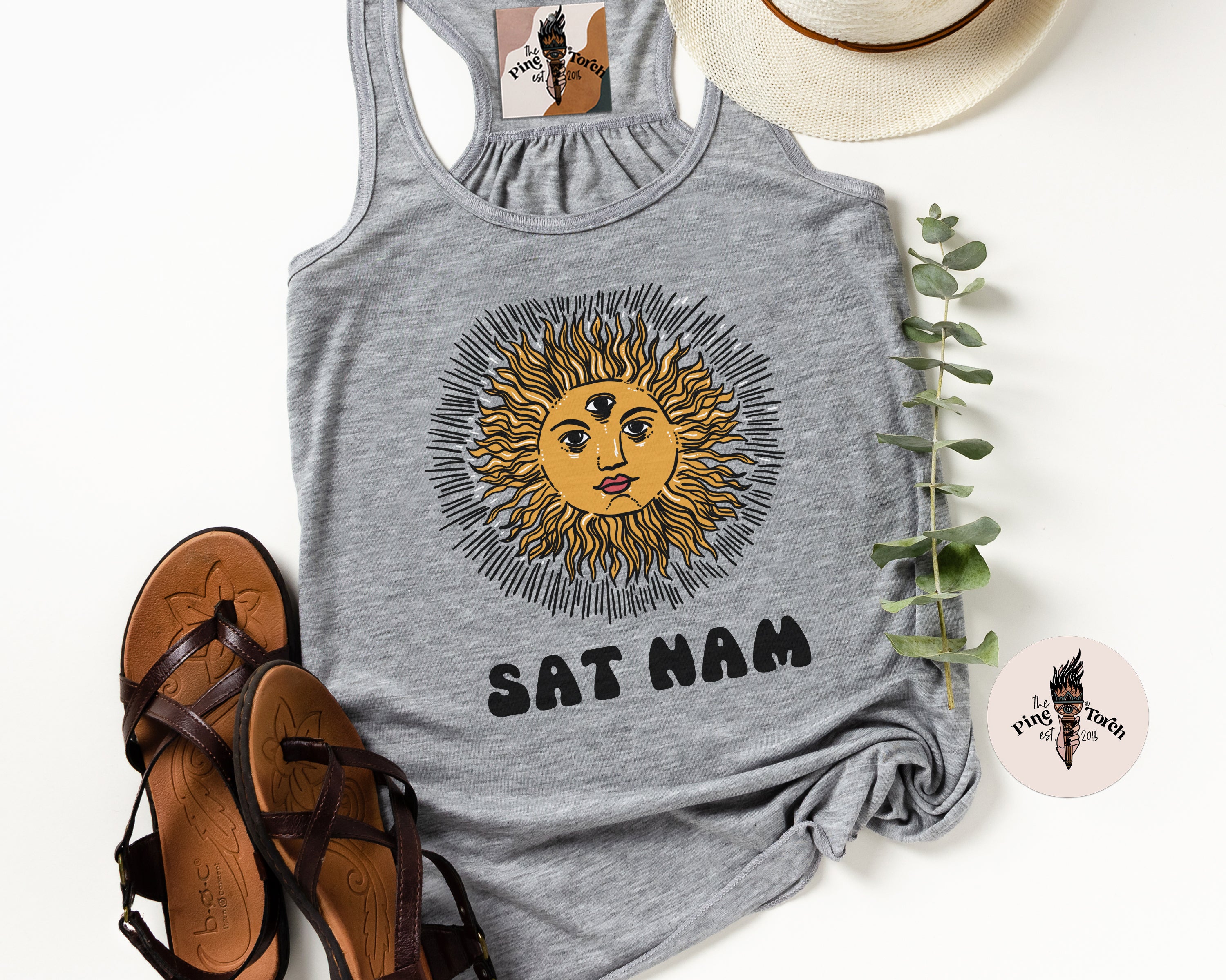 SAT NAM // FLOWY RACERBACK TANK