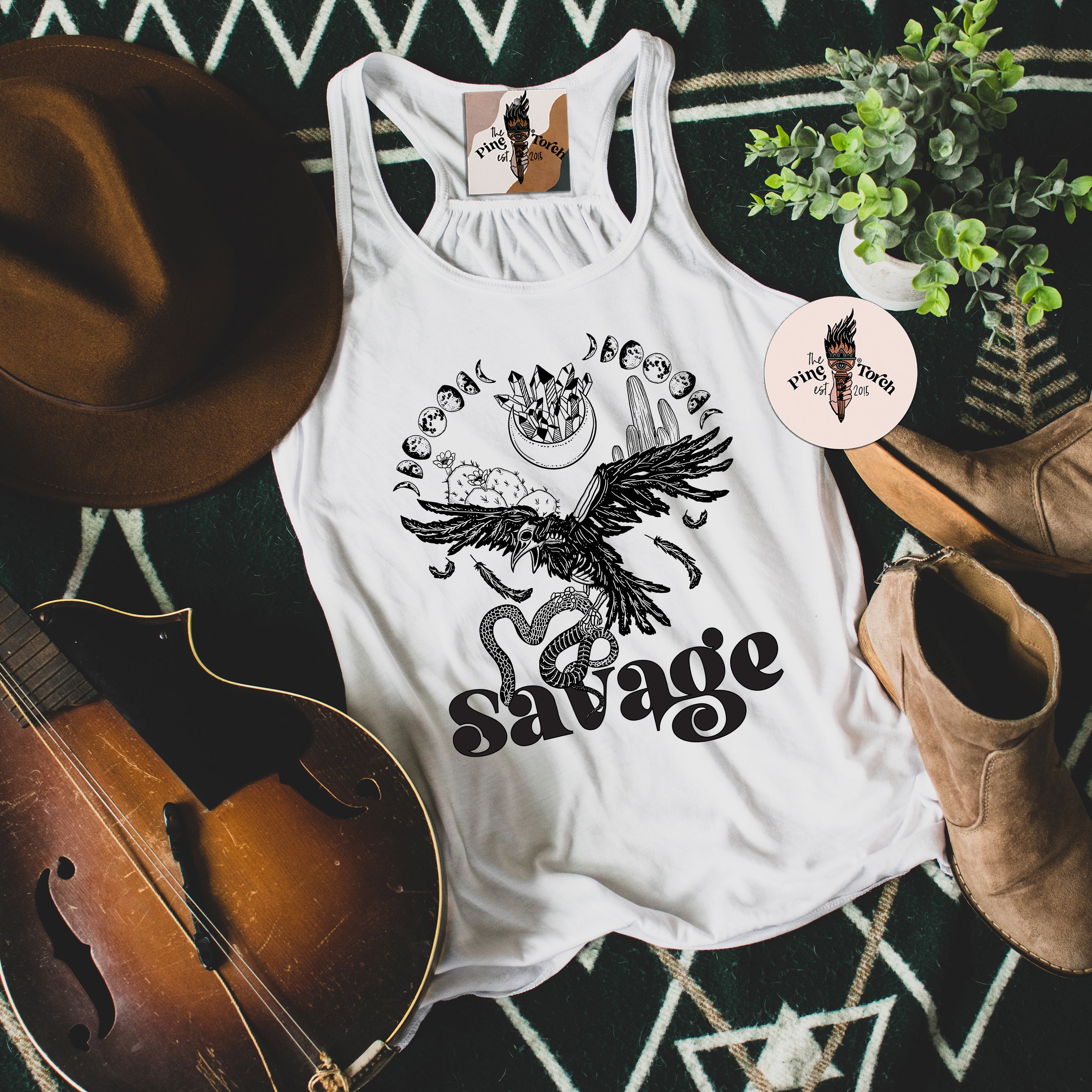 SAVAGE // FLOWY RACERBACK TANK