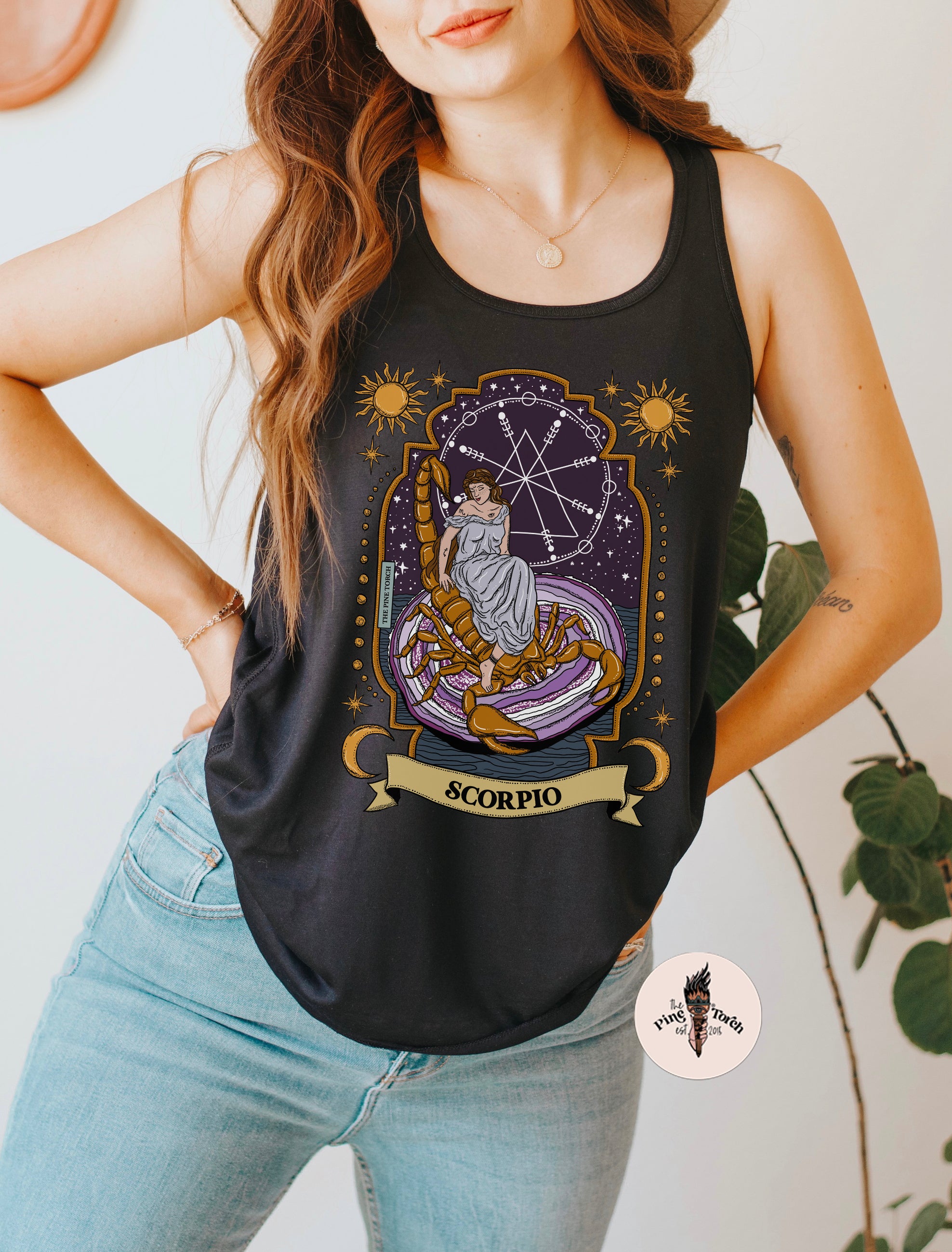 SCORPIO // FLOWY RACERBACK TANK