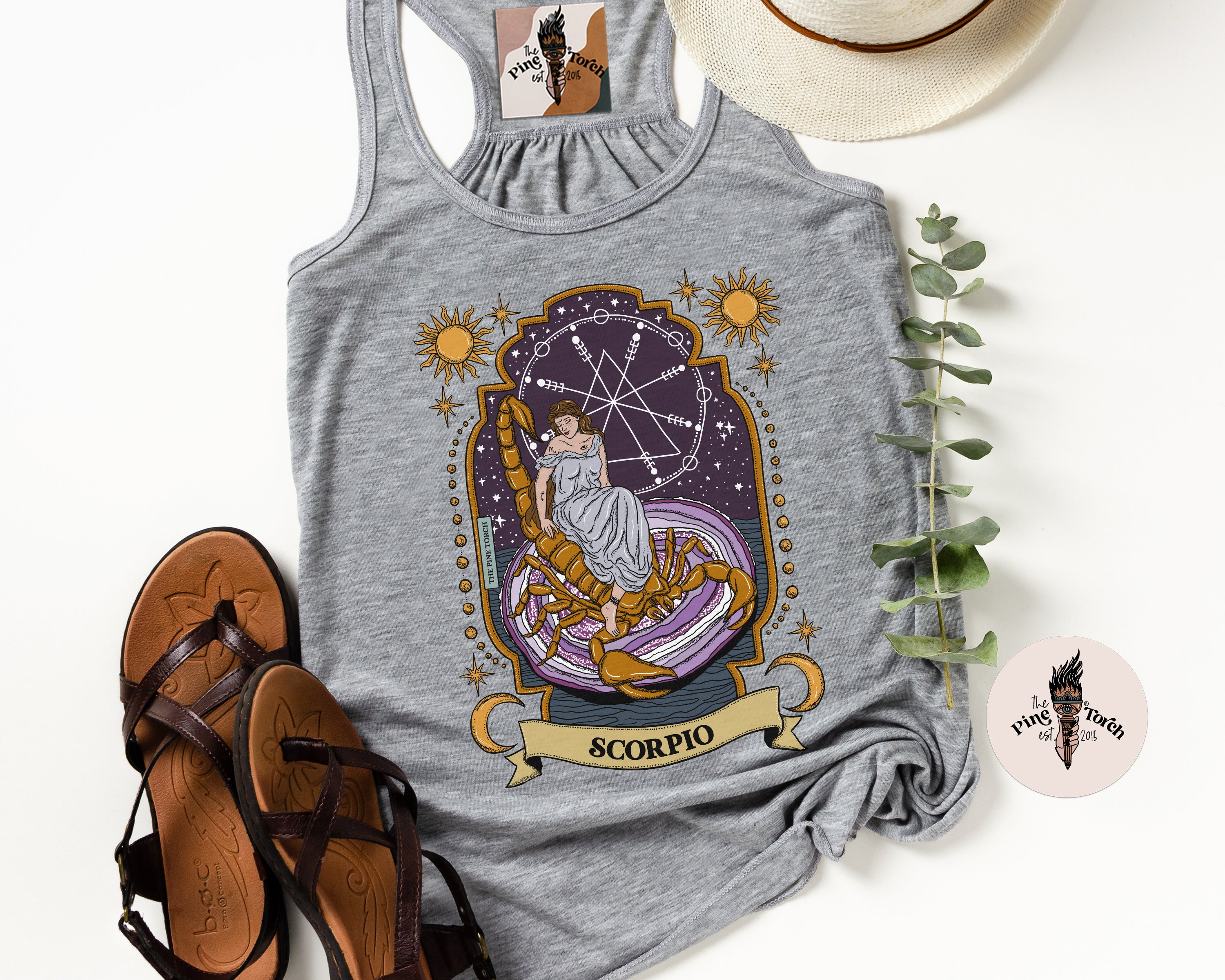 SCORPIO // FLOWY RACERBACK TANK