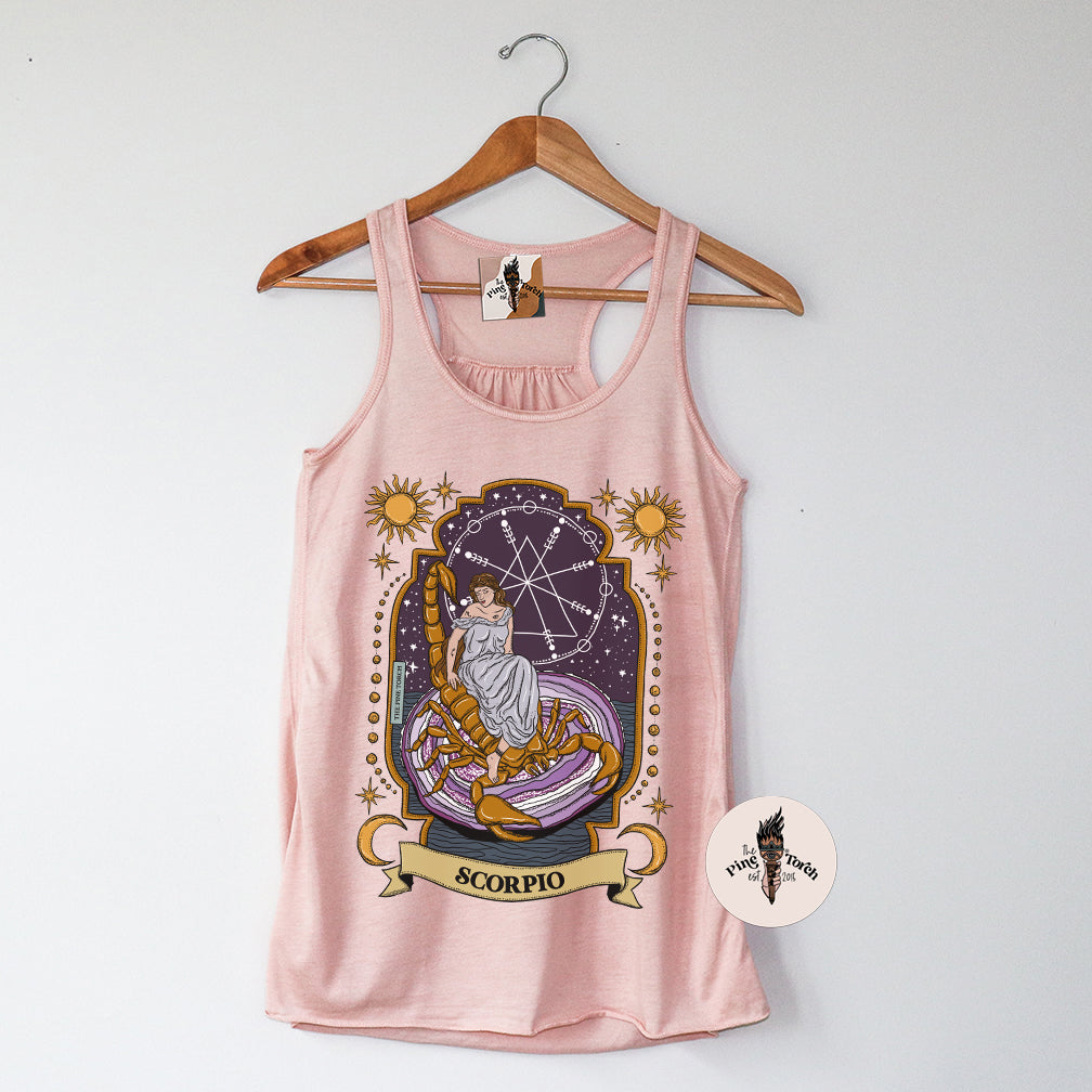 SCORPIO // FLOWY RACERBACK TANK