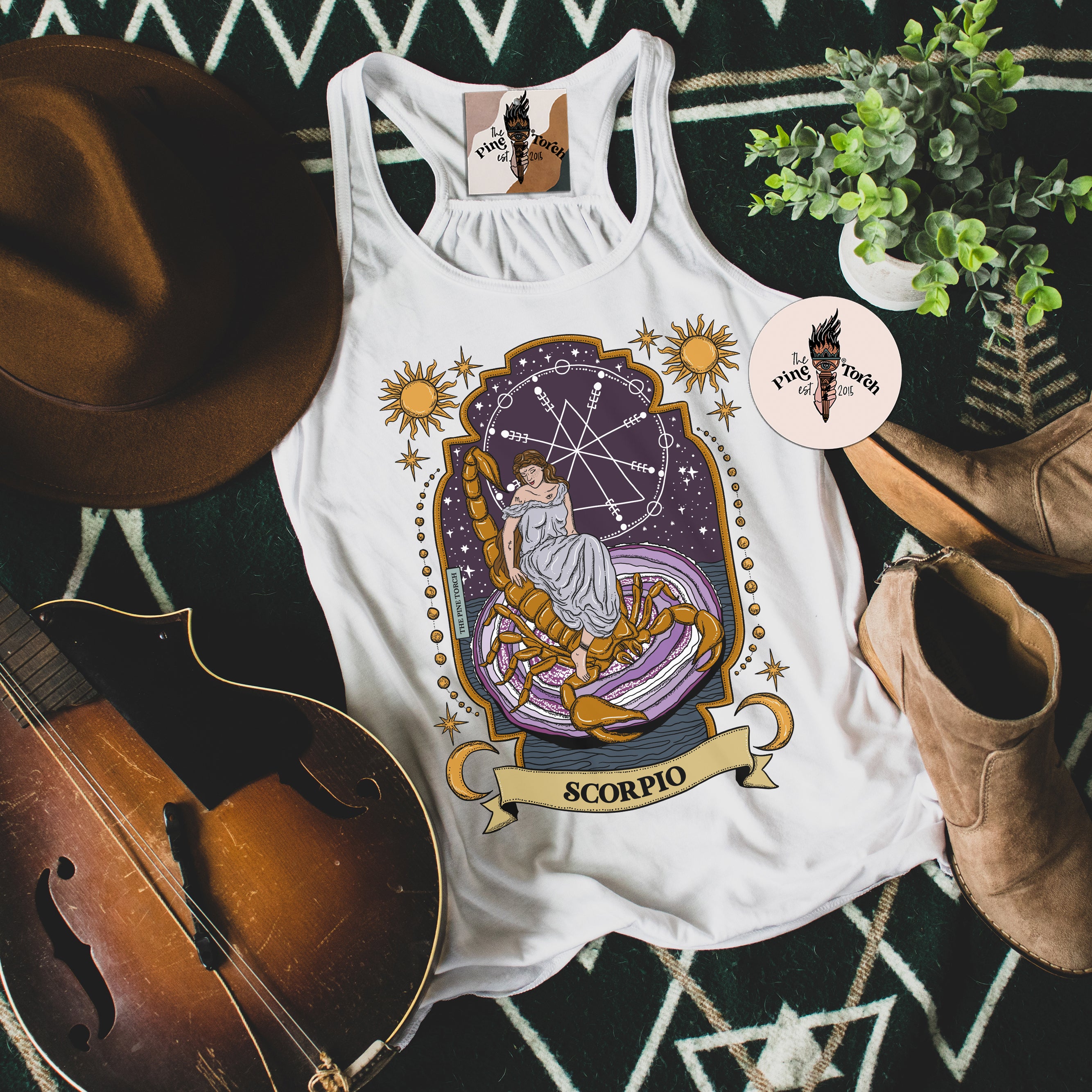 SCORPIO // FLOWY RACERBACK TANK