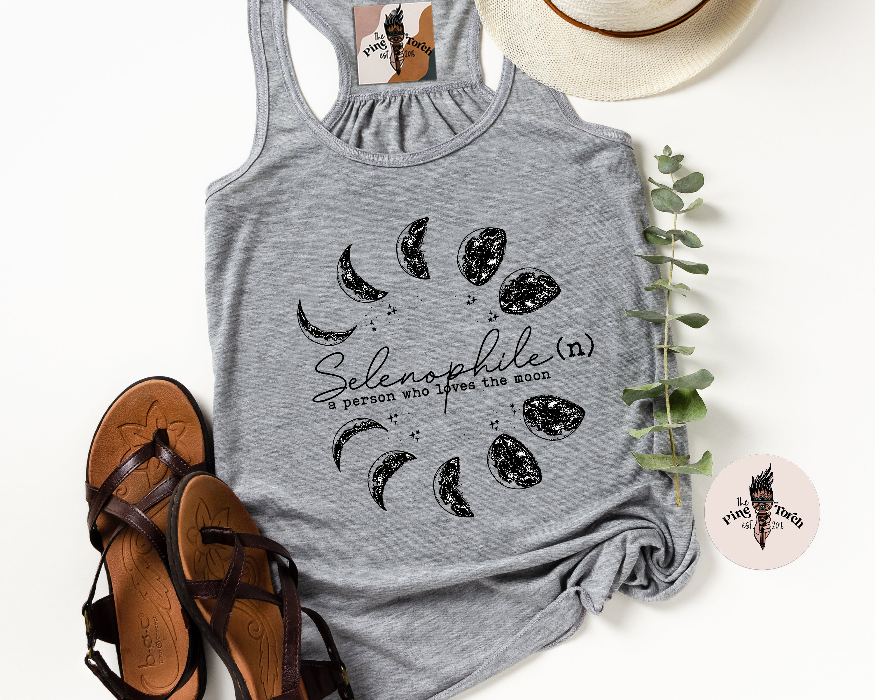 SELENOPHILE // FLOWY RACERBACK TANK