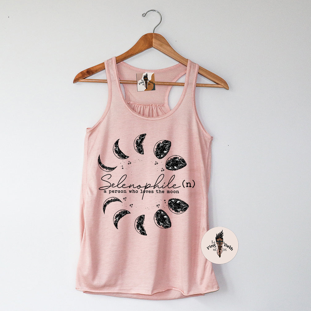 SELENOPHILE // FLOWY RACERBACK TANK