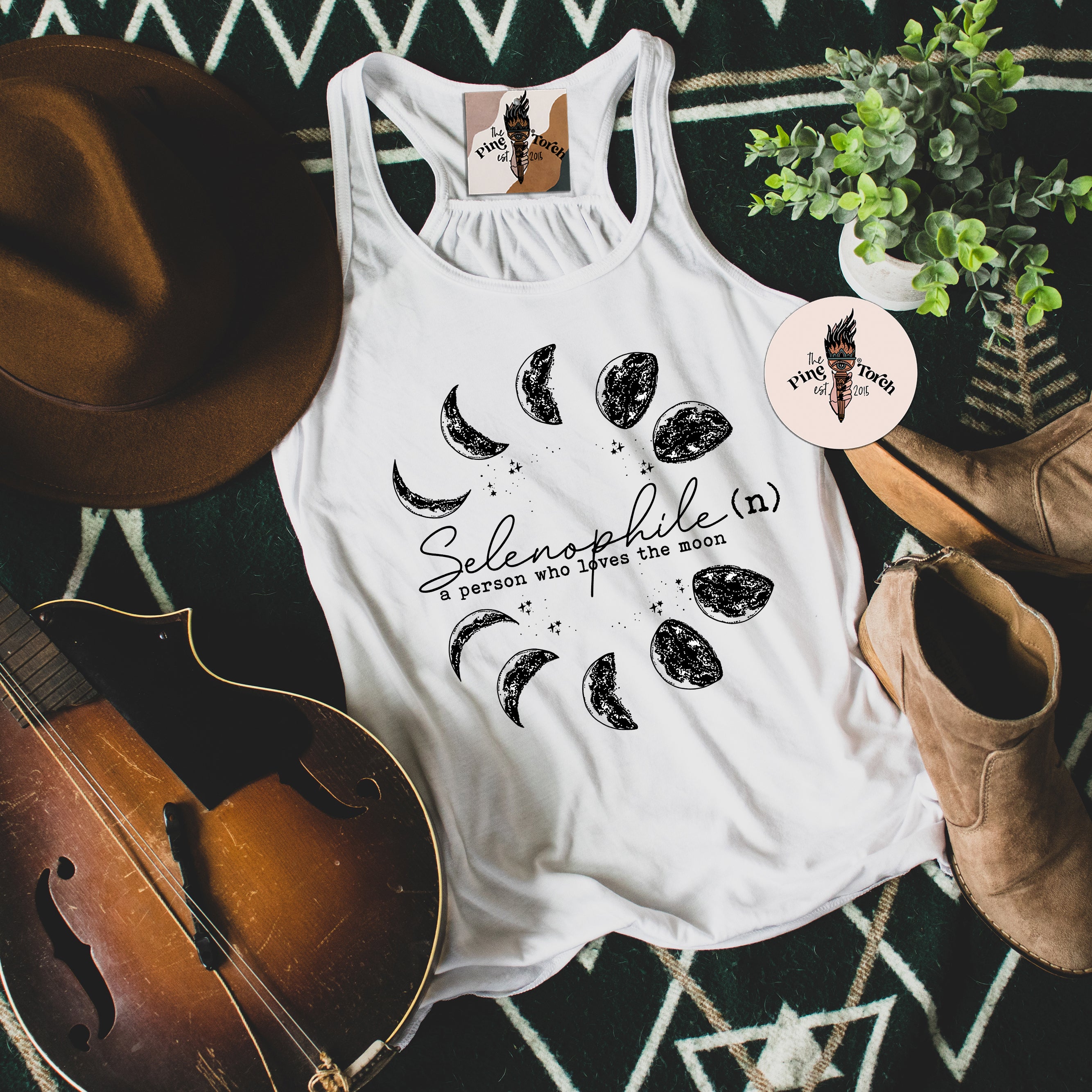 SELENOPHILE // FLOWY RACERBACK TANK