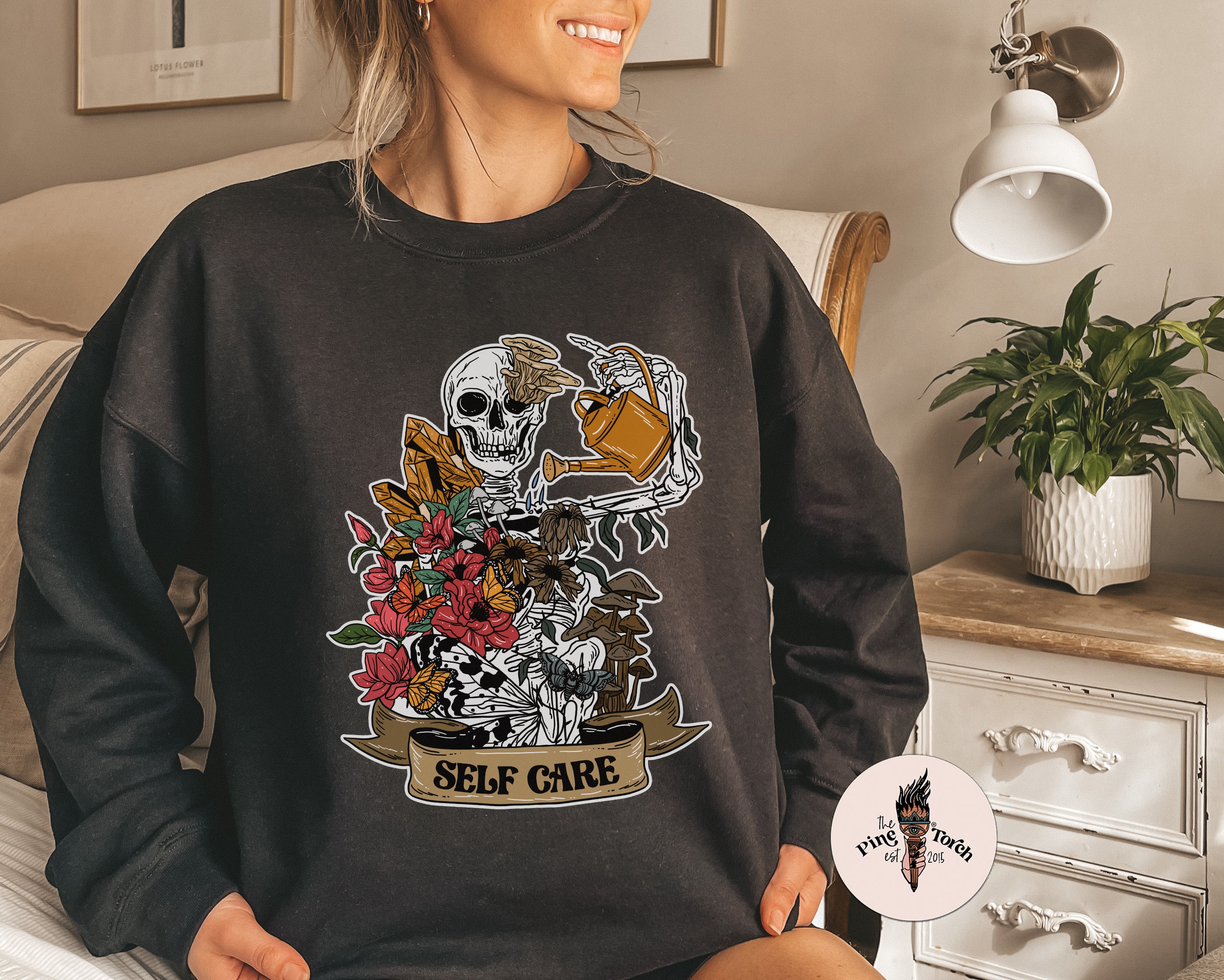 SELF CARE SKELETON // UNISEX PULLOVER