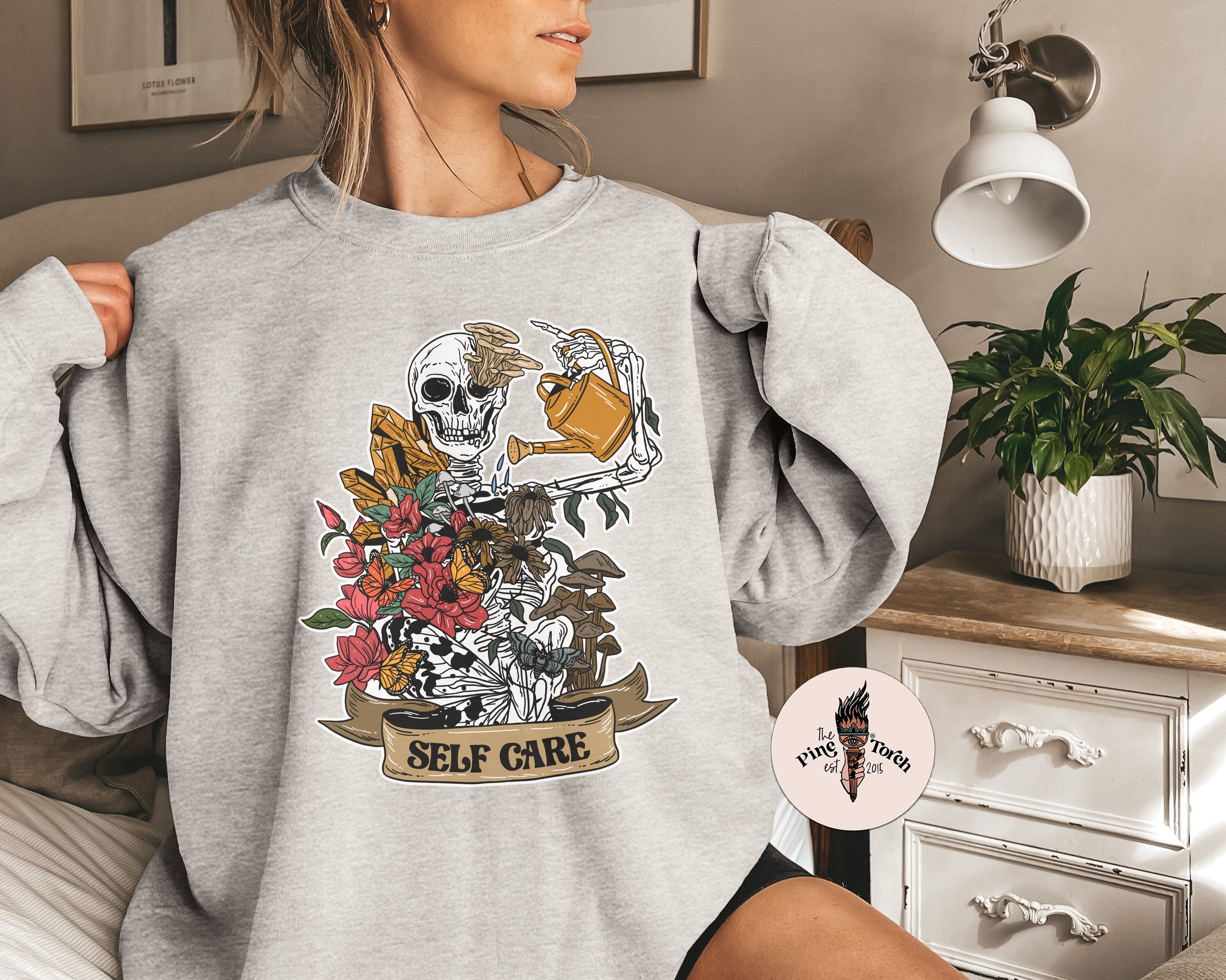 SELF CARE SKELETON // UNISEX PULLOVER