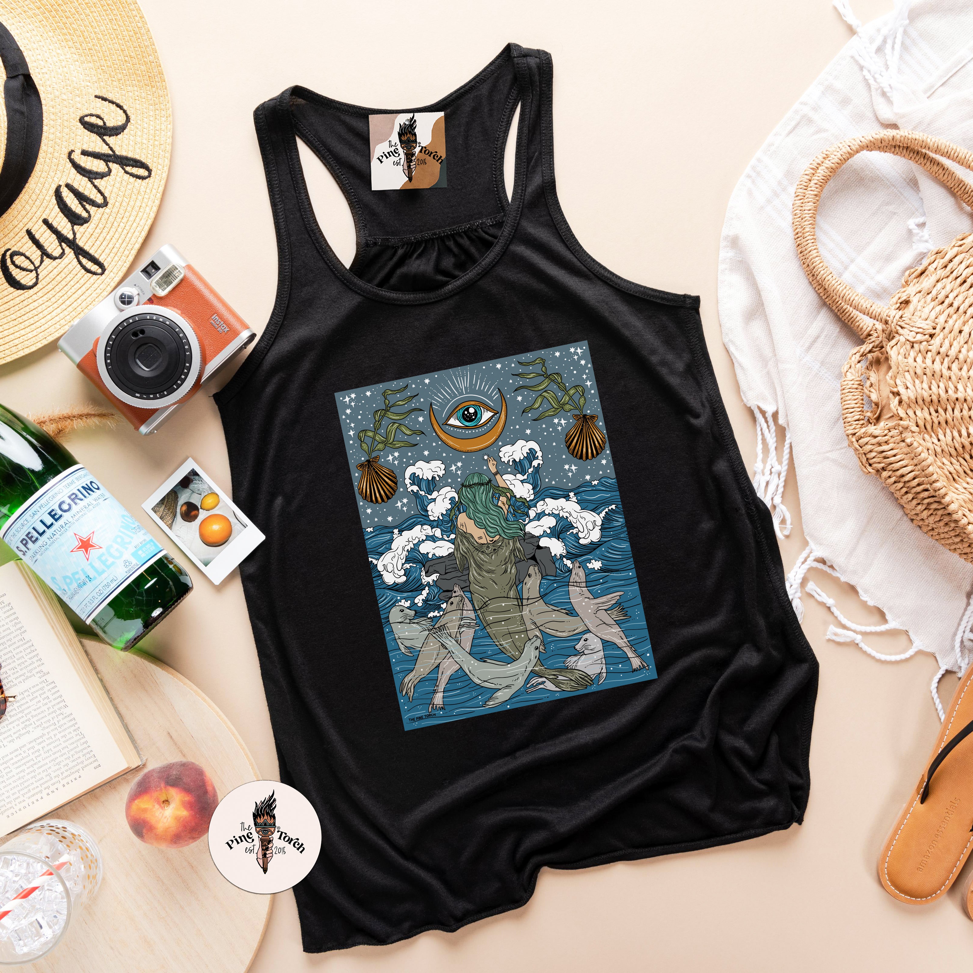 SELKIE // FLOWY RACERBACK TANK