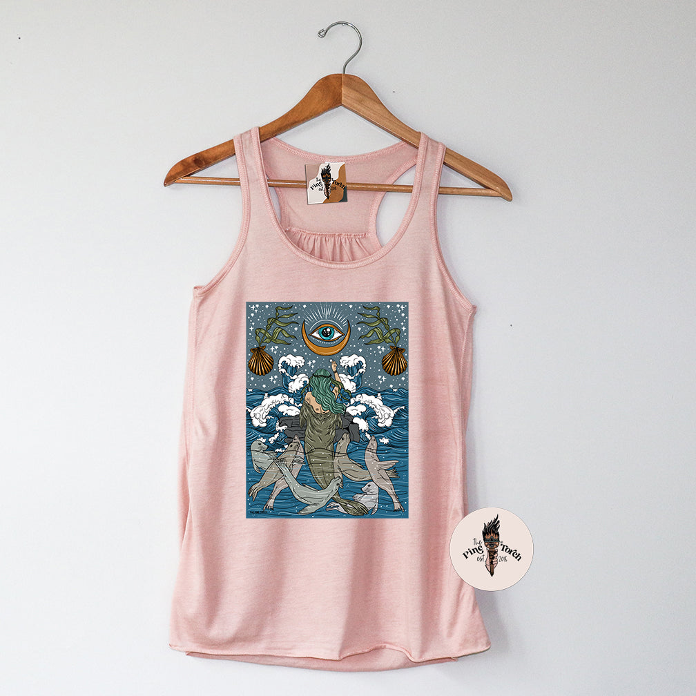 SELKIE // FLOWY RACERBACK TANK
