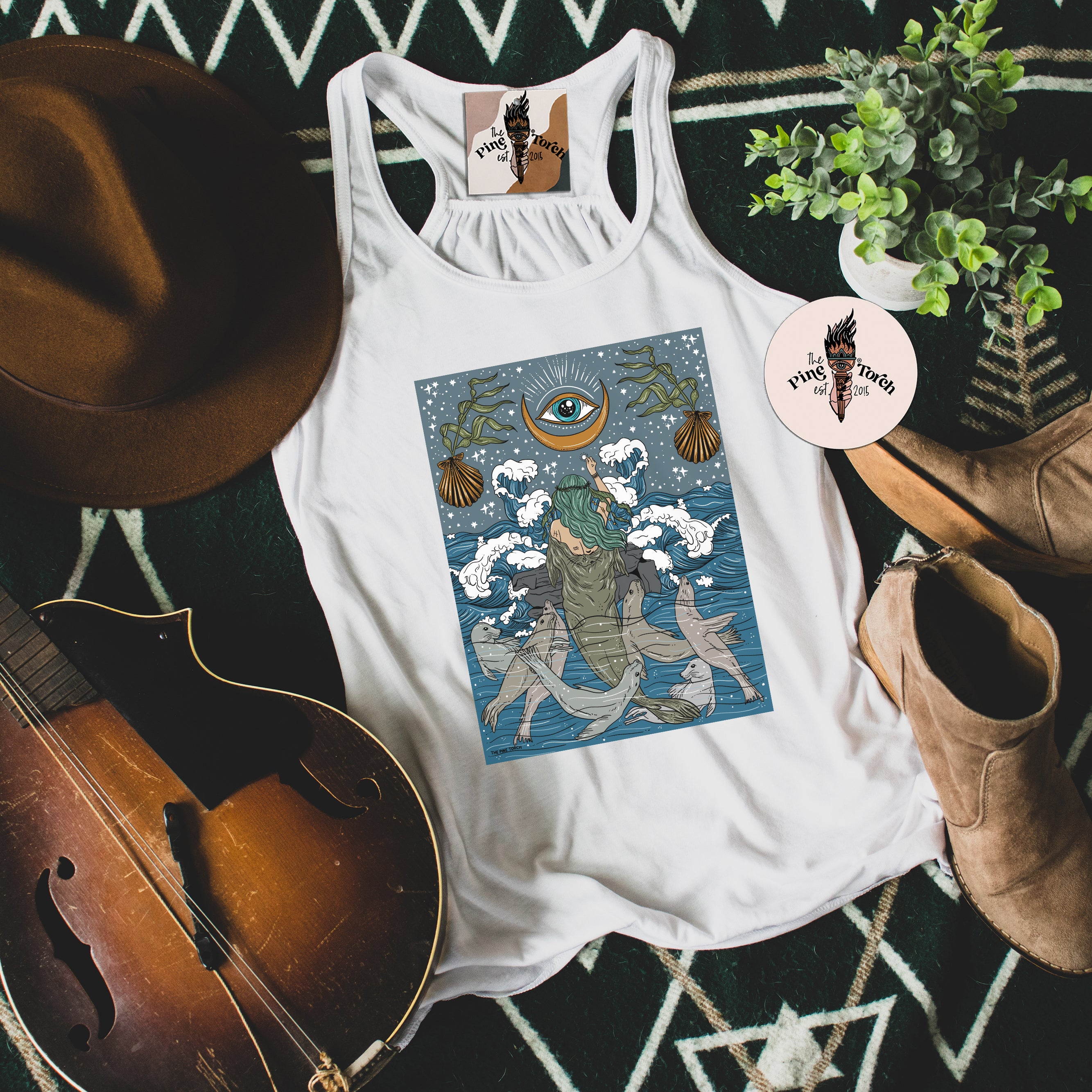 SELKIE // FLOWY RACERBACK TANK