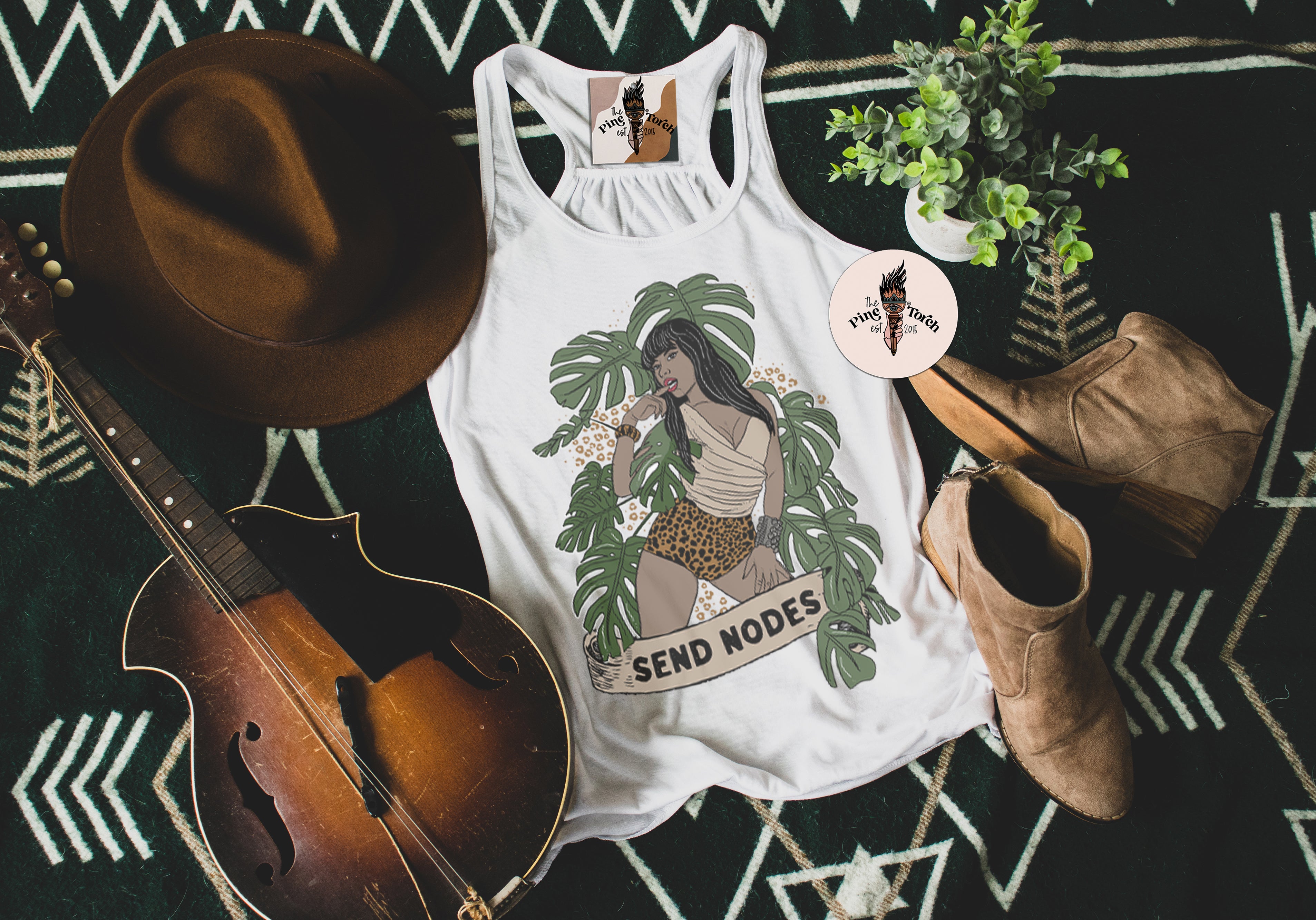 « SEND NODES » WOMEN'S SLOUCHY or RACERBACK TANK