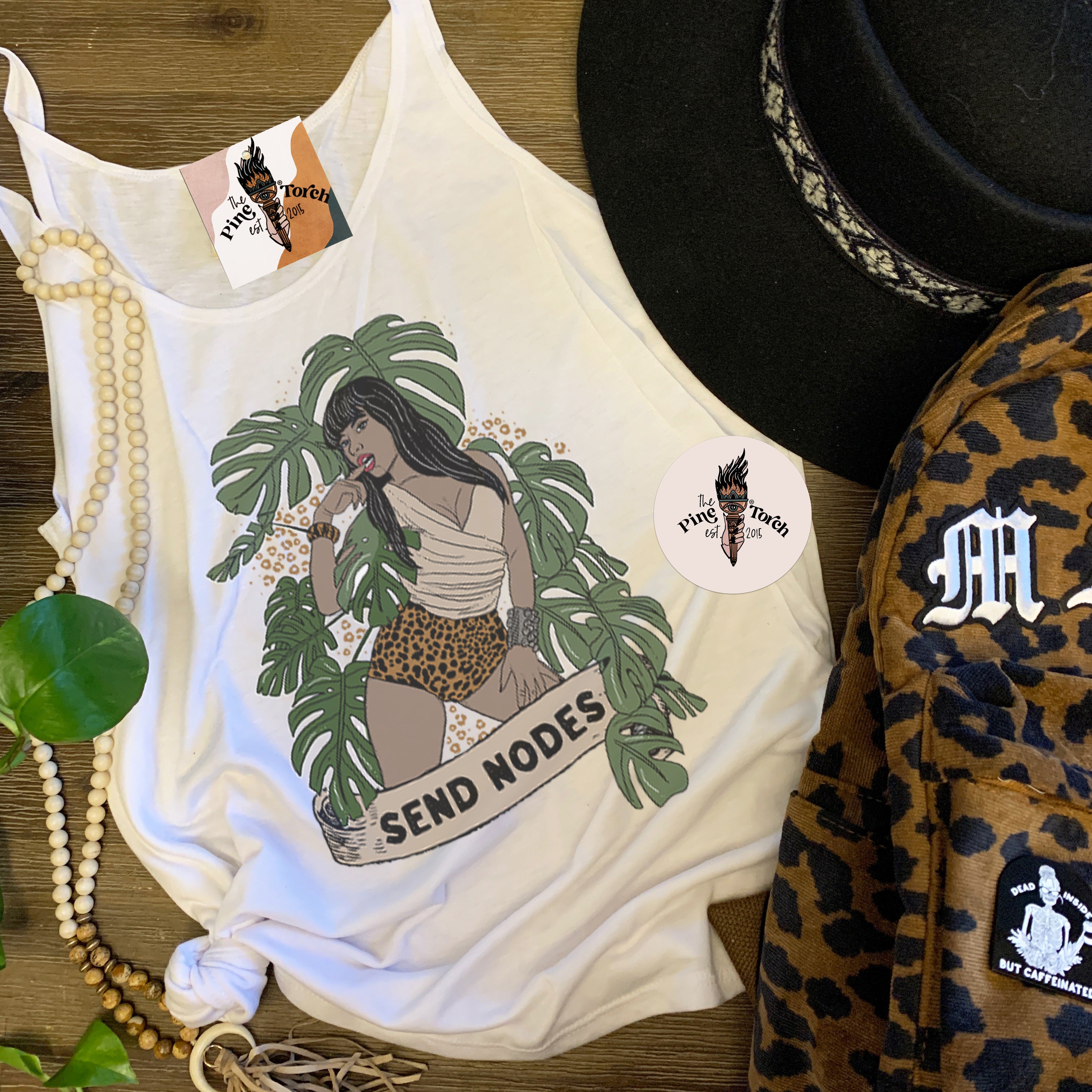 « SEND NODES » WOMEN'S SLOUCHY or RACERBACK TANK