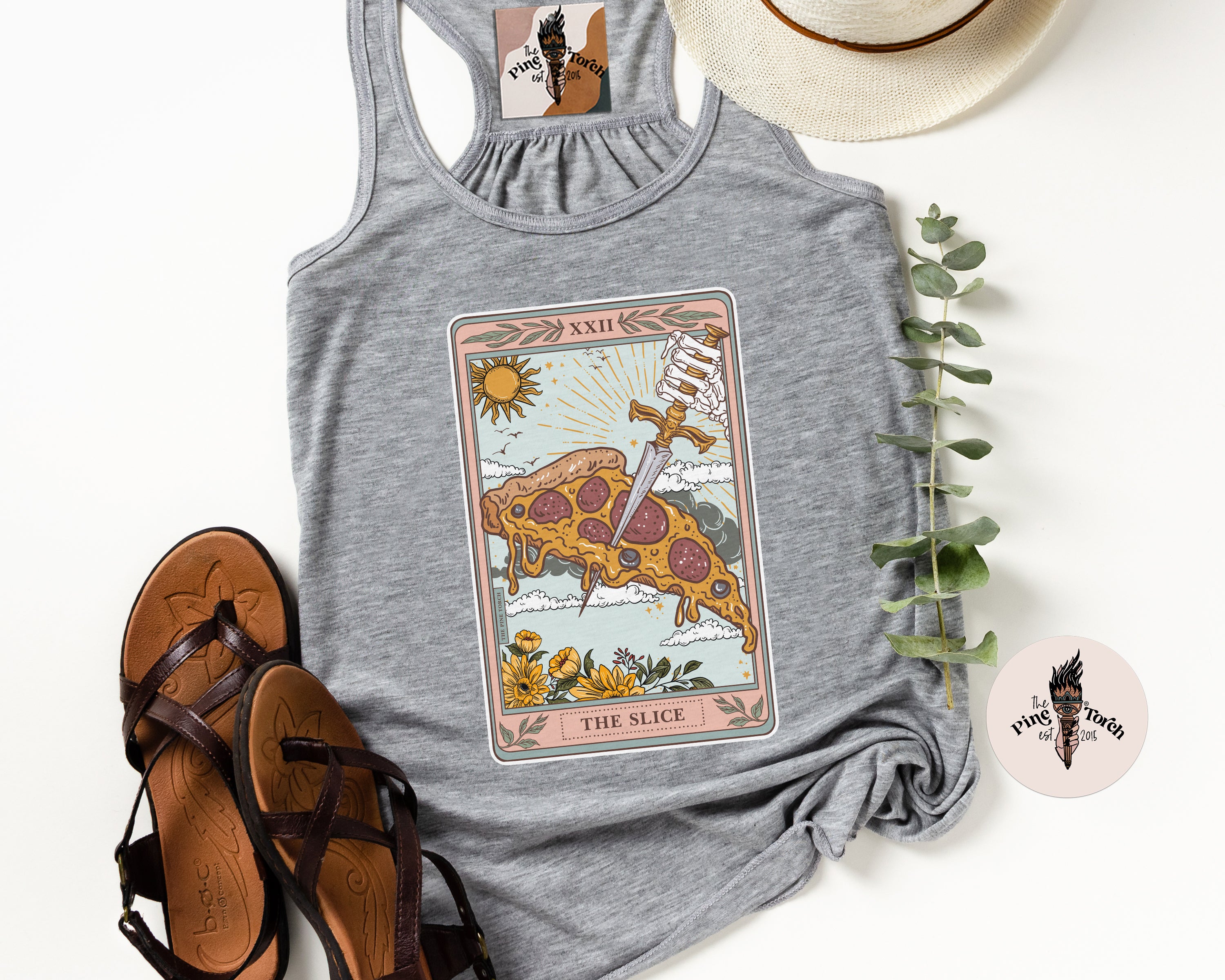 THE SLICE // FLOWY RACERBACK TANK